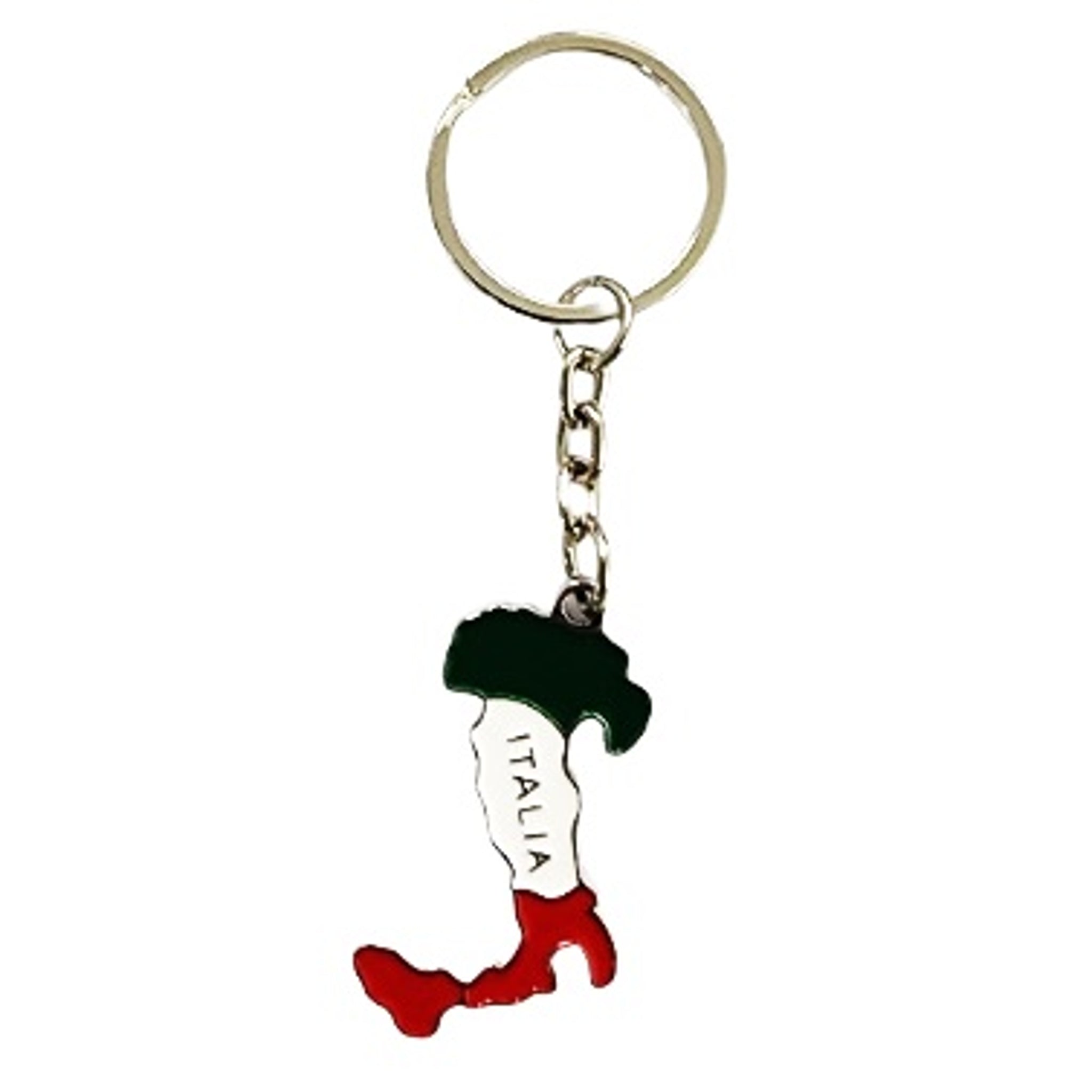 Vogue 50mm Zinc Alloy Italian Map Key Ring