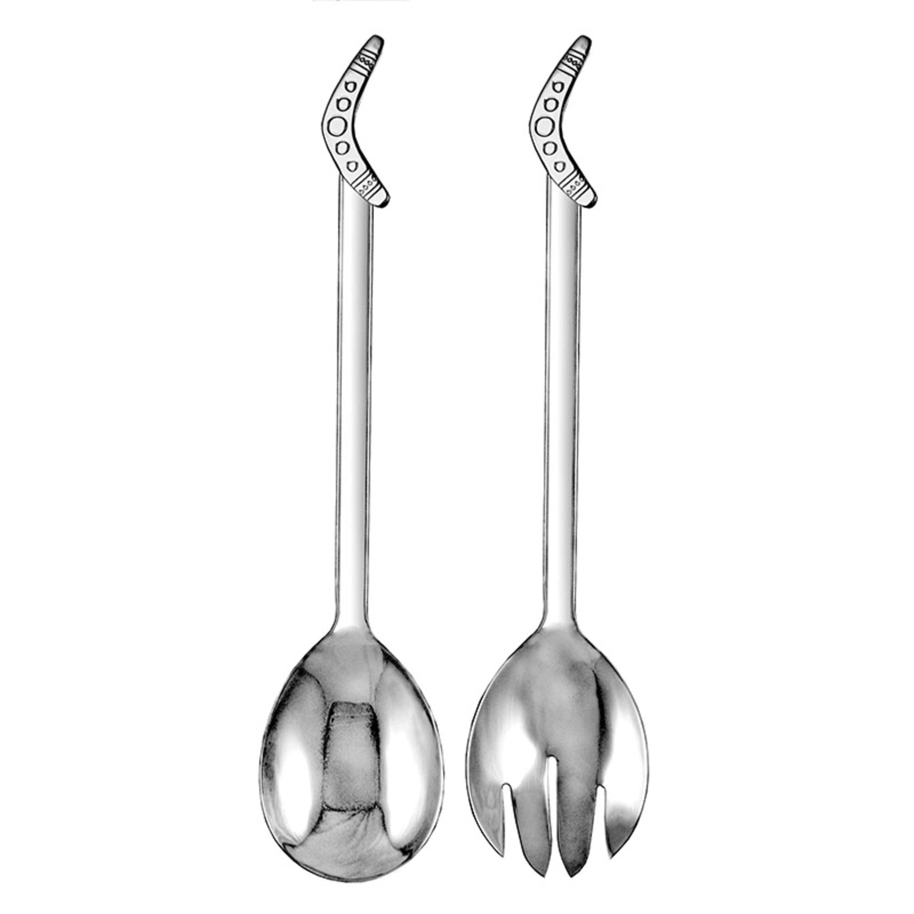 Urban Style Boomerang Salad Servers