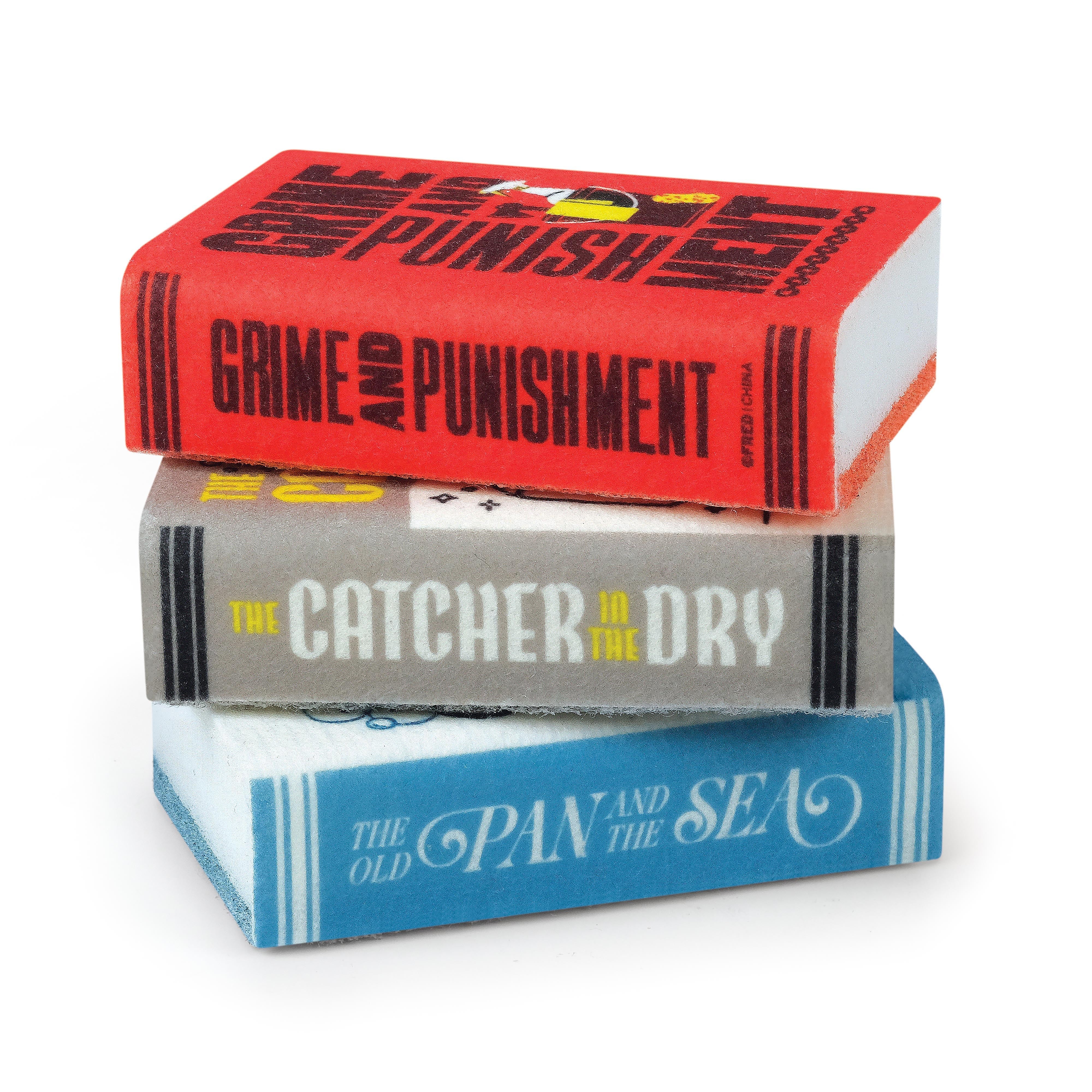 Fred Neat and Novel Chapter 2 Sponges 3 Piece Set Multi-Coloured