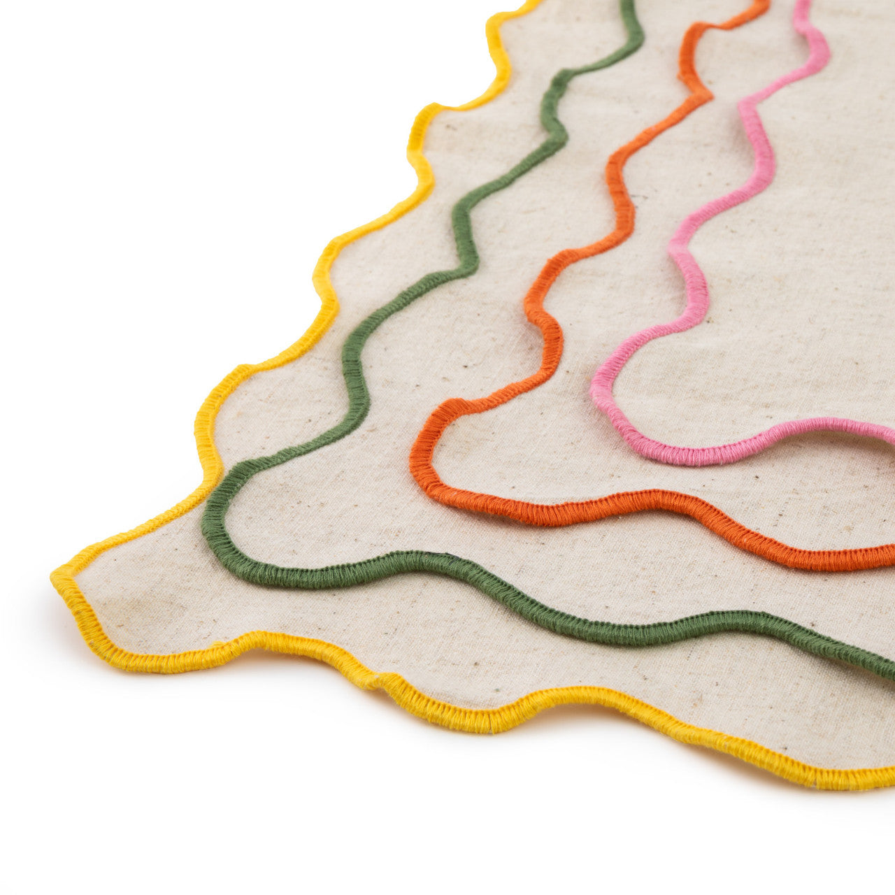 Jamie Oliver Big Love 45cm Neat Napkins Set of 4 Mixed Colours