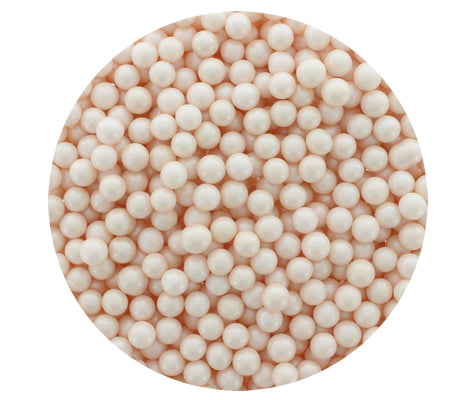 Bake Group Cachous Round Pearlised White 10mm 1kg