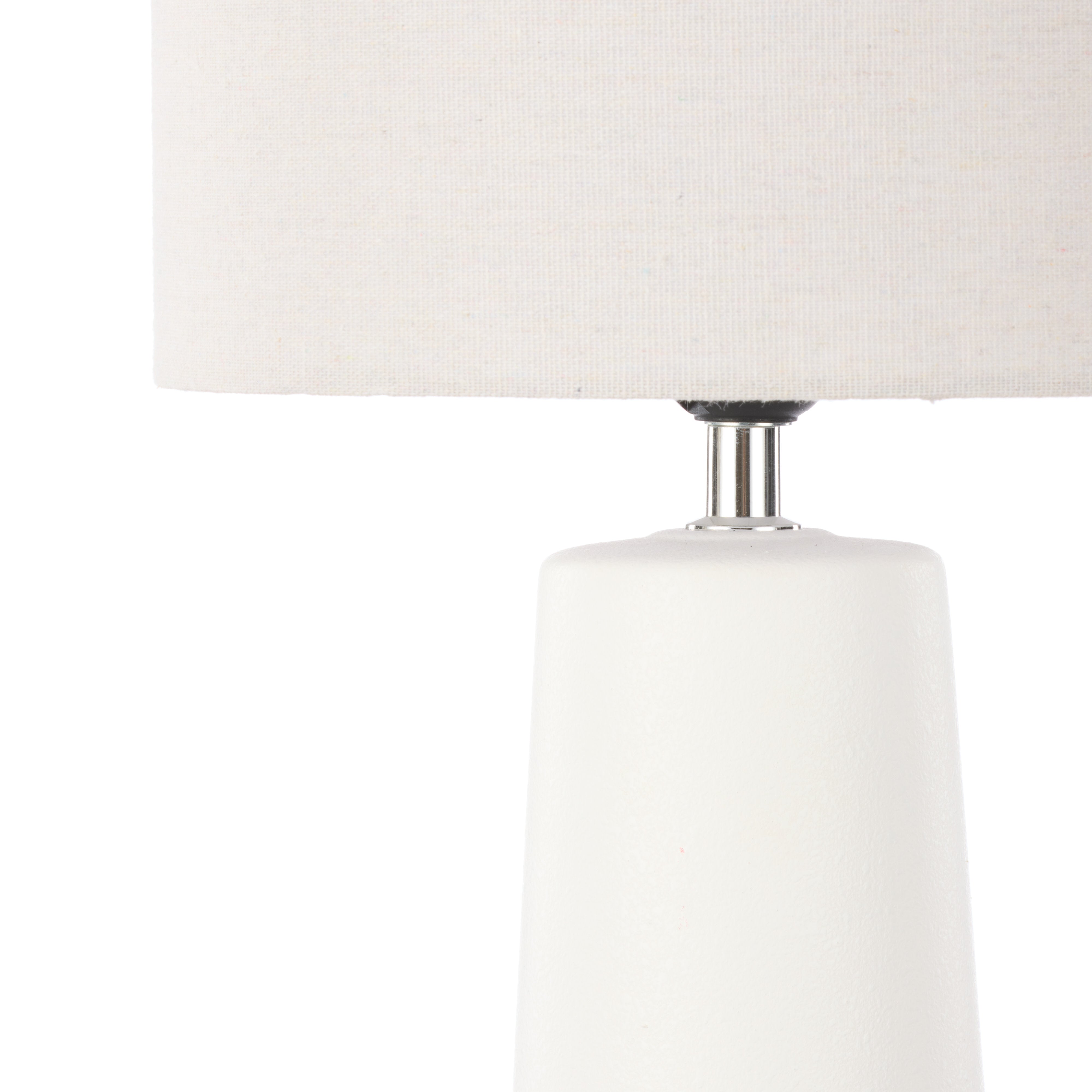 Amalfi Kent Table Lamp White & Grey