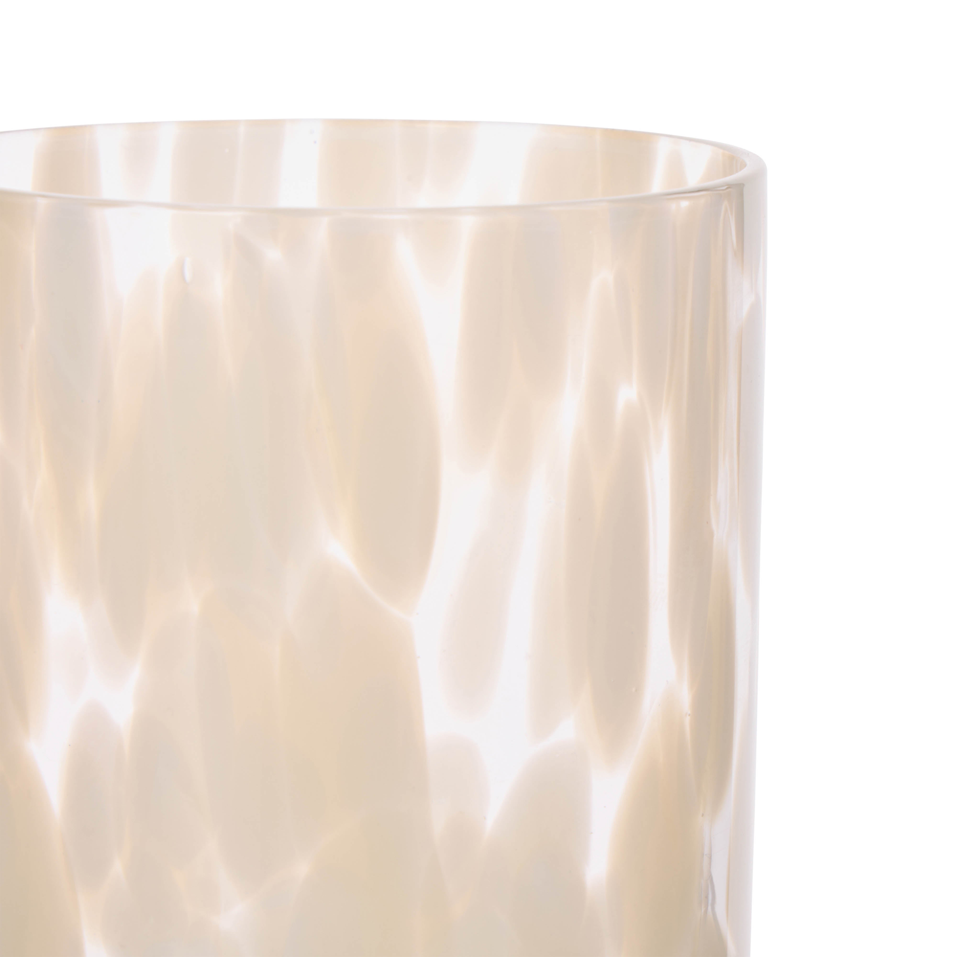 Davis & Waddell Calani Tumbler 4 Piece Set 8x8x10cm Ecru