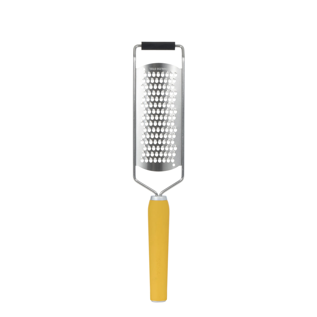 SVNA Premium Stainless Steel Acid Etched Medium Coarse Grater Yellow
