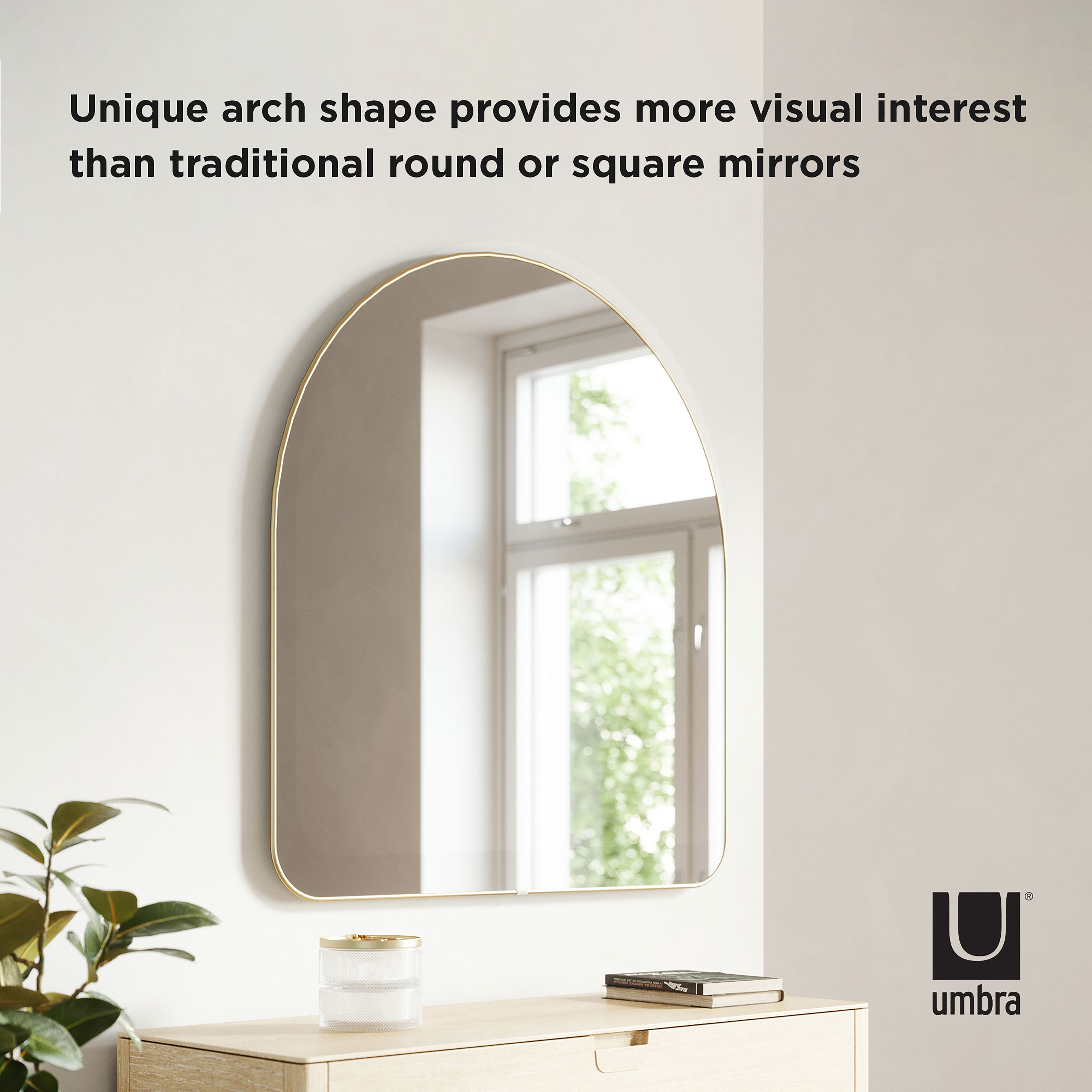 Umbra Hubba Arched Mirror