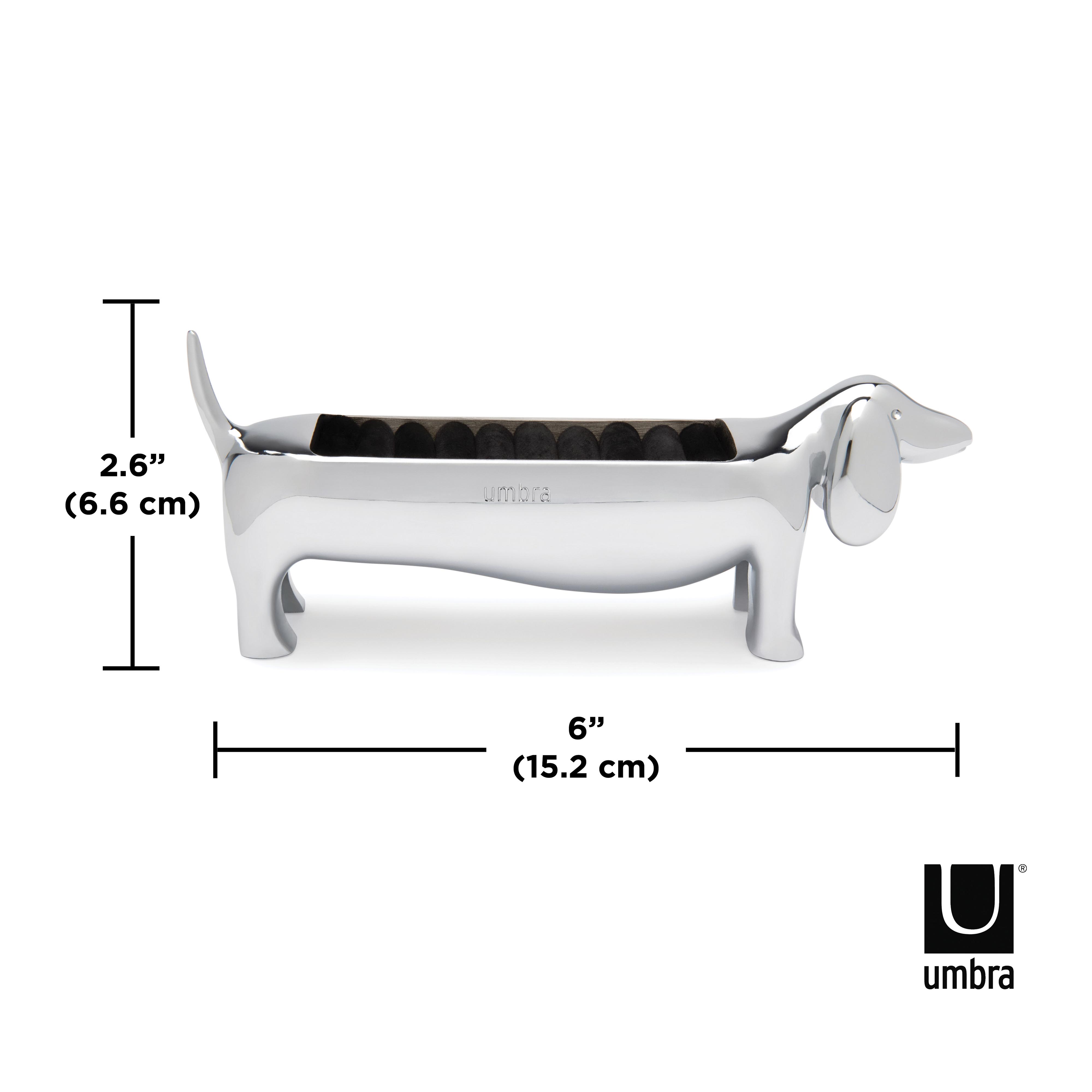 Umbra Dachsie Ring Holder Chrome