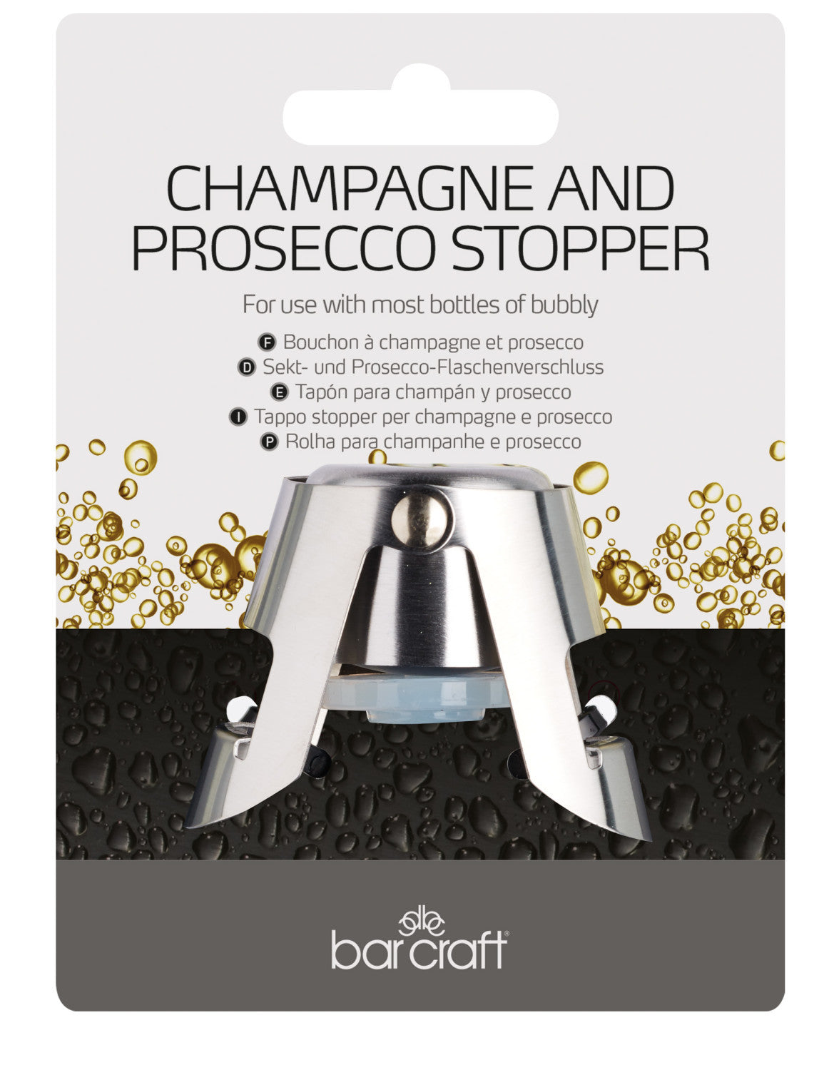 BarCraft Champagne & Sparkling Wine Stopper