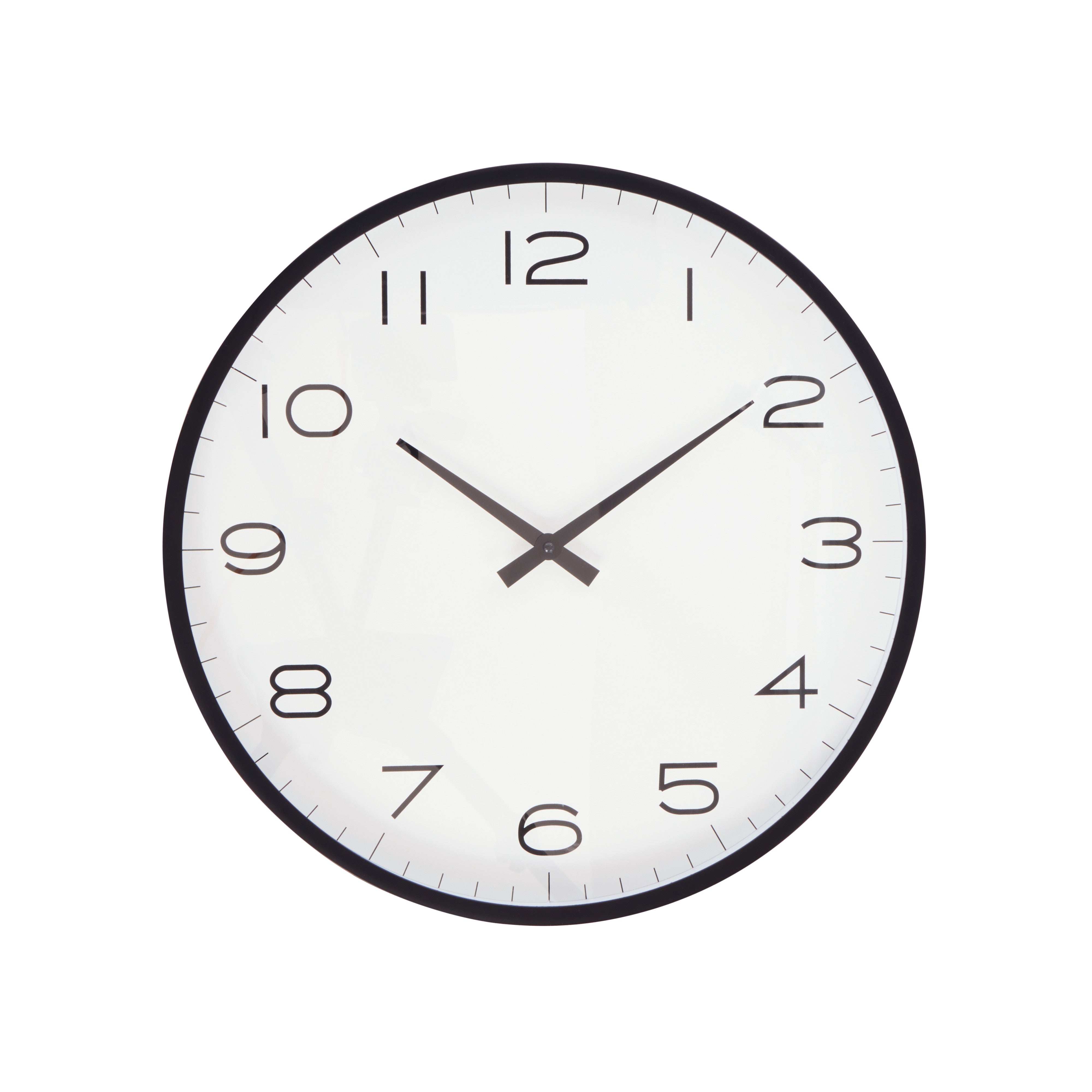 Amalfi Cody Wall Clock Black & White