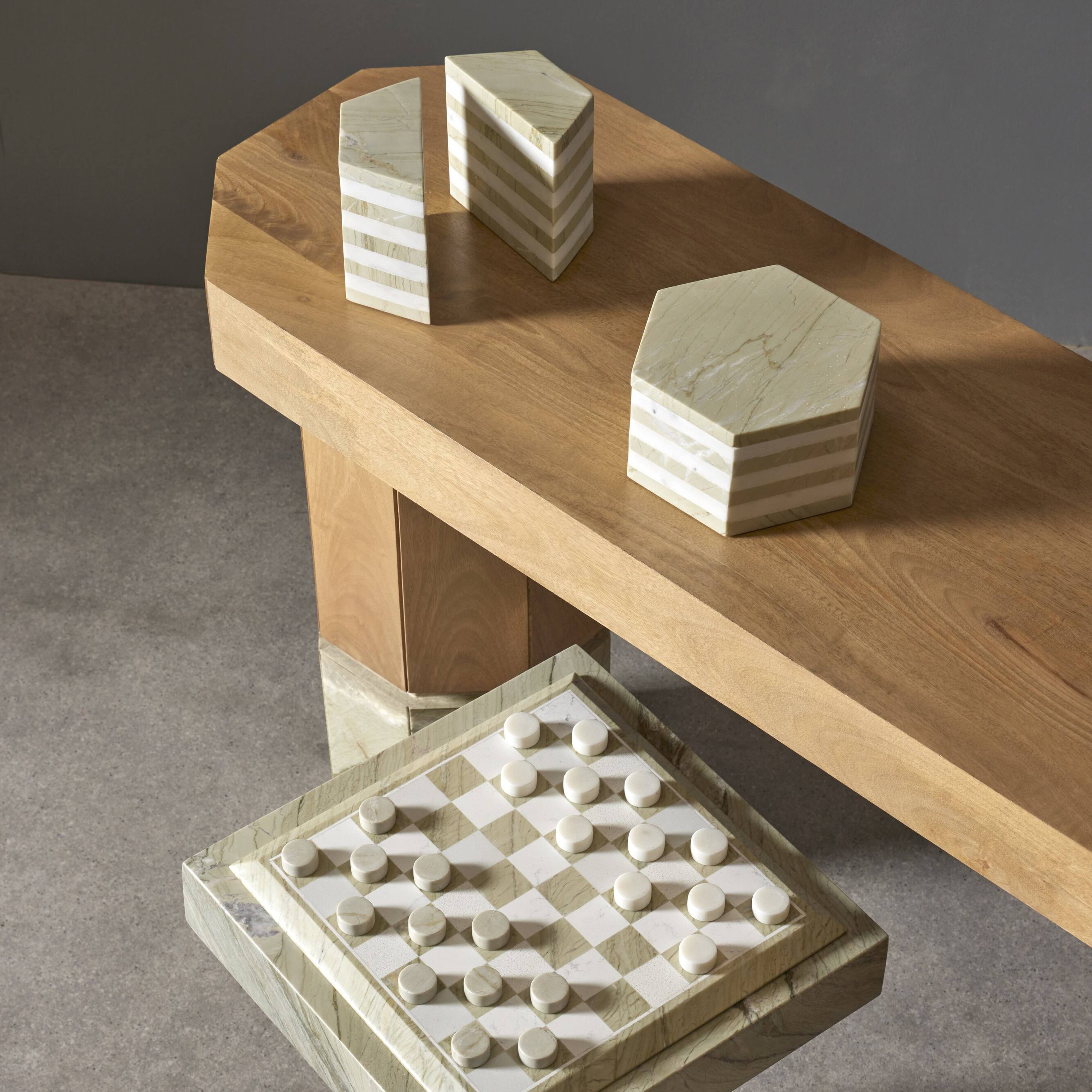Grand Designs Astra Katni Marble Chess Board