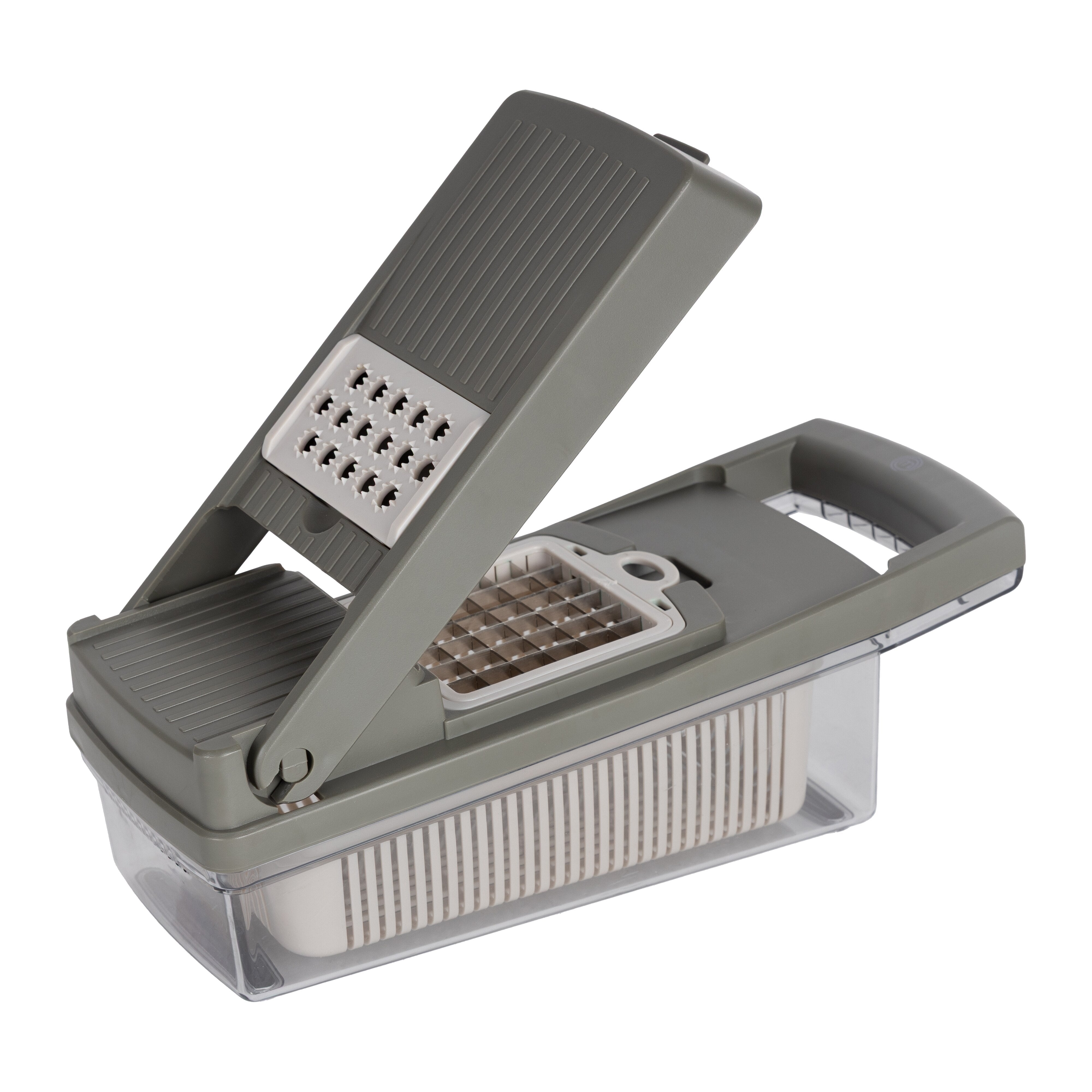 MasterChef Sage Gadgetra 15 Piece Food Slicer Set Sage & Clear