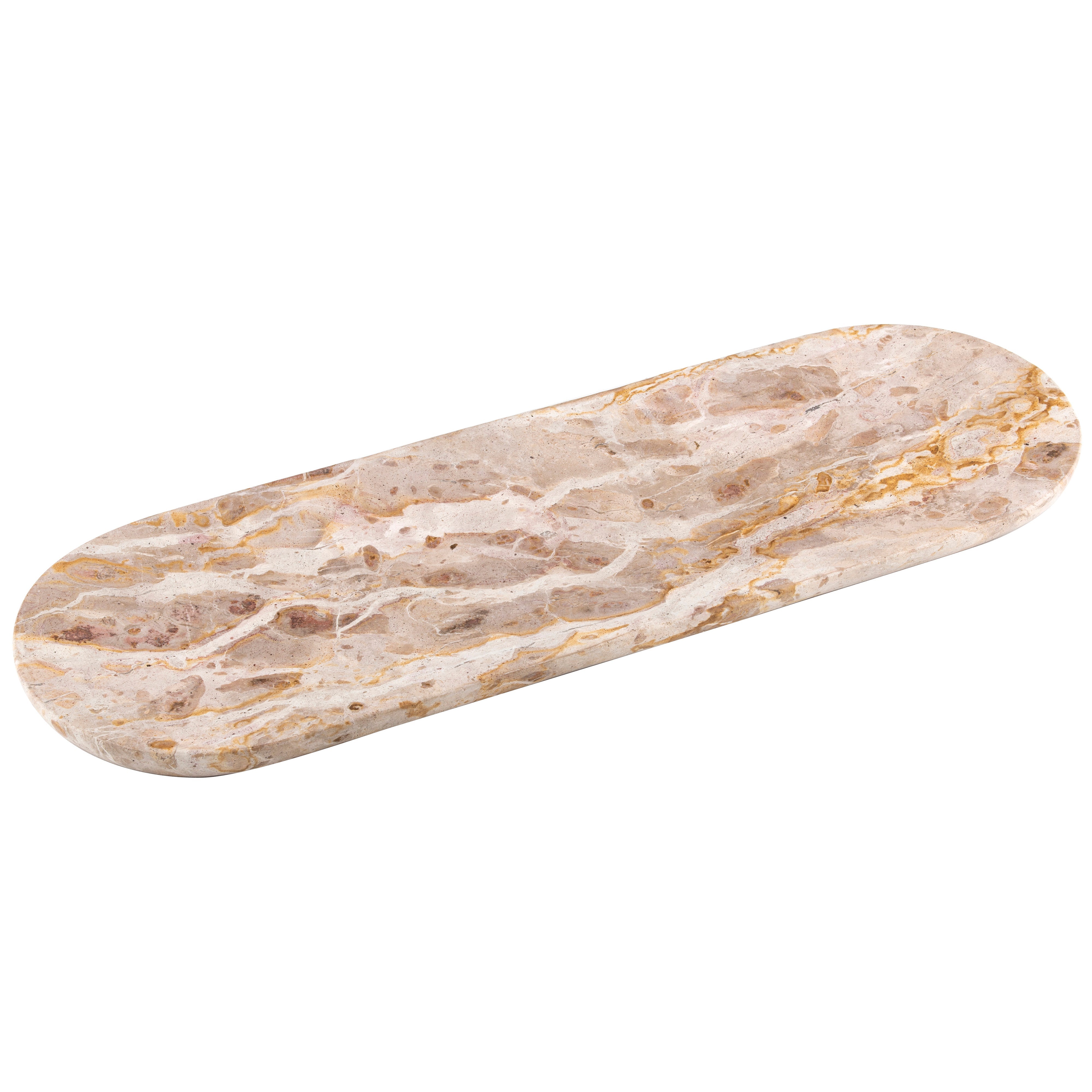 Grand Designs Carprani Rectangular Serving Board White & Beige
