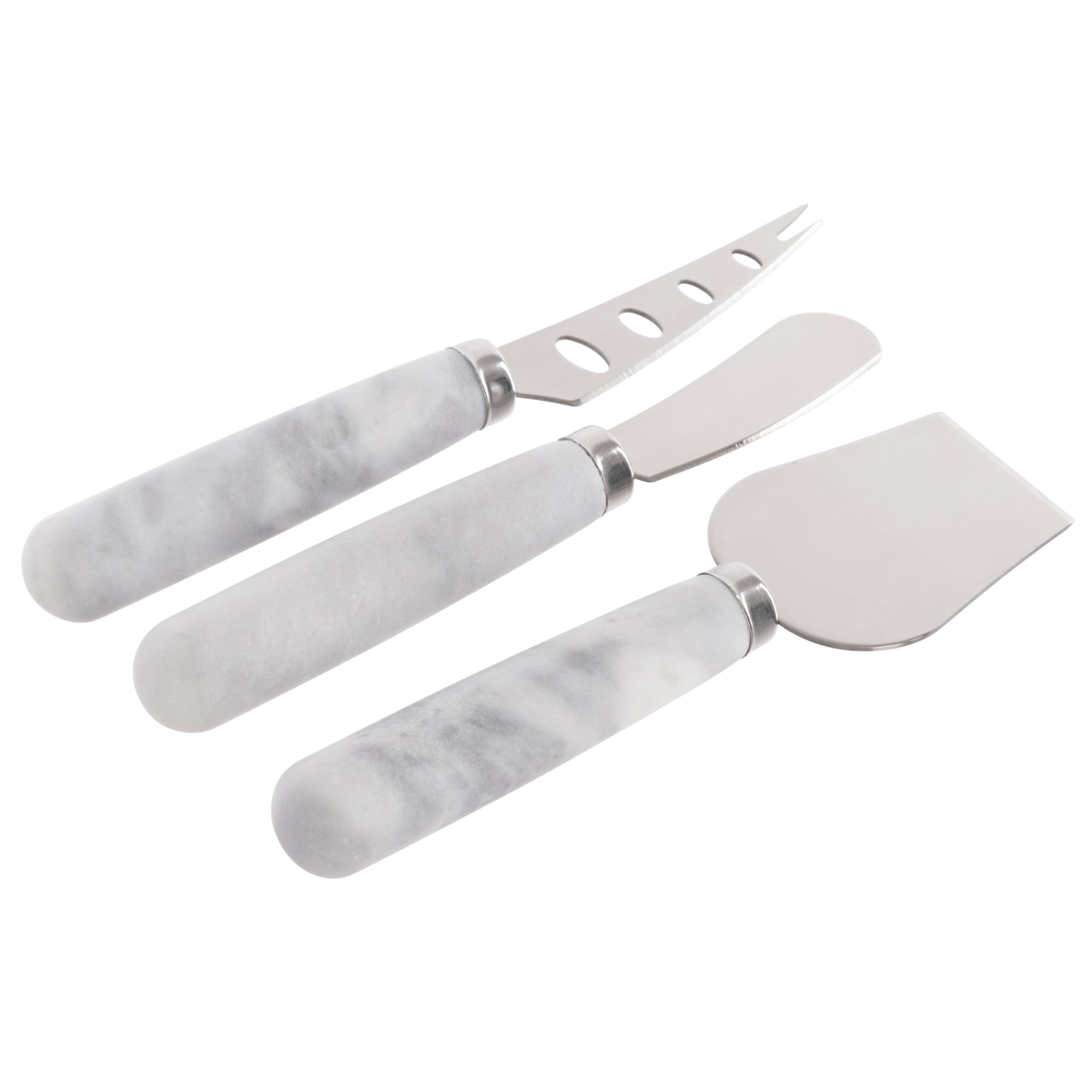 Davis & Waddell Nuvolo Marble Long Cheese Knives 3 Piece Set
