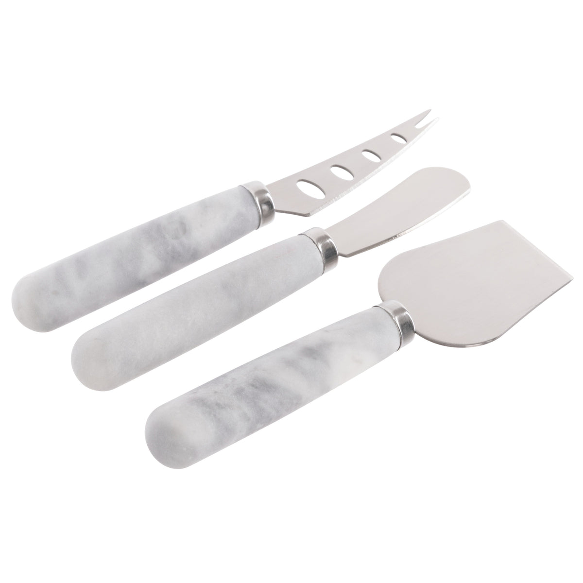 Davis & Waddell Nuvolo Marble Long Cheese Knives 3 Piece Set