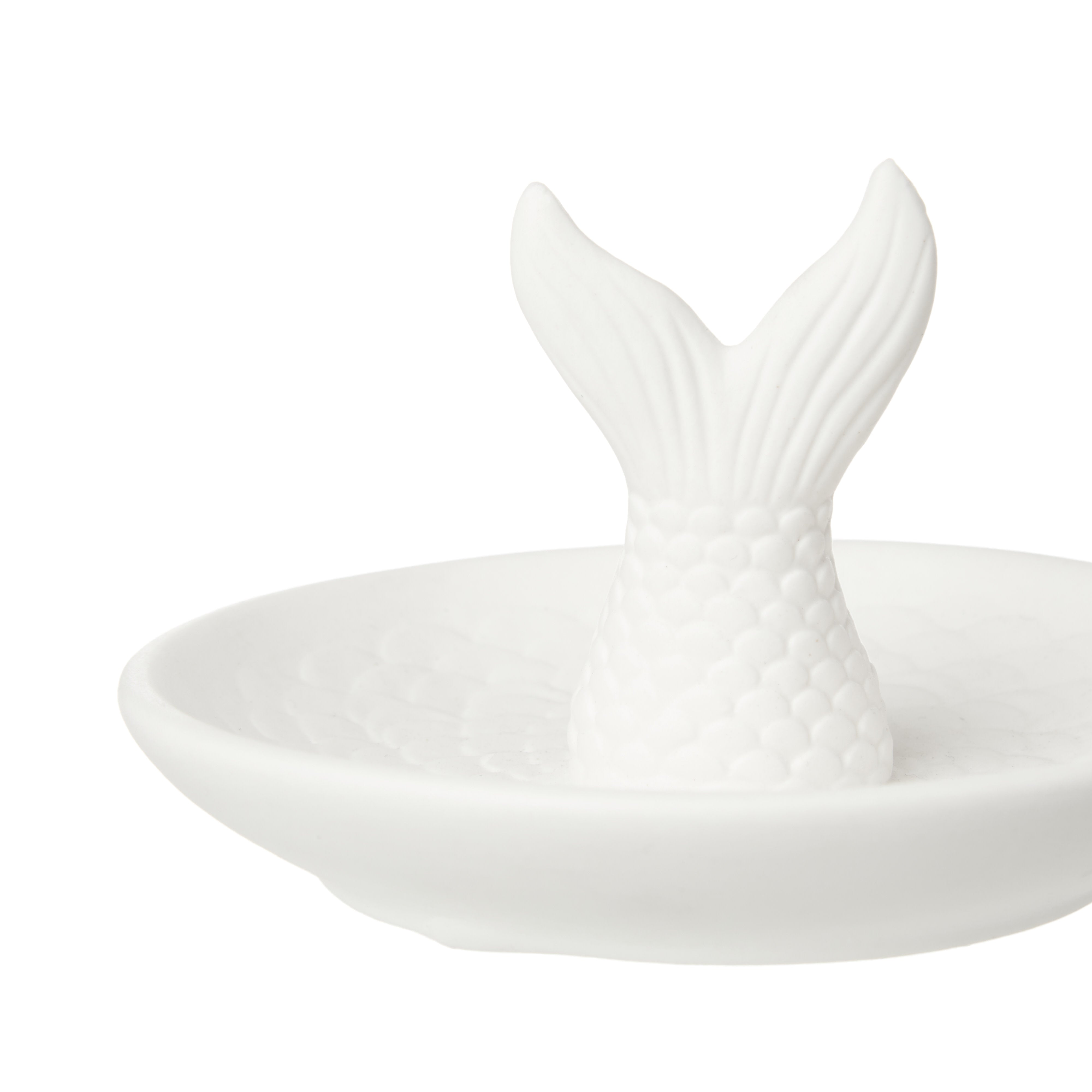 Emporium Shay Ceramic Trinket Dish White