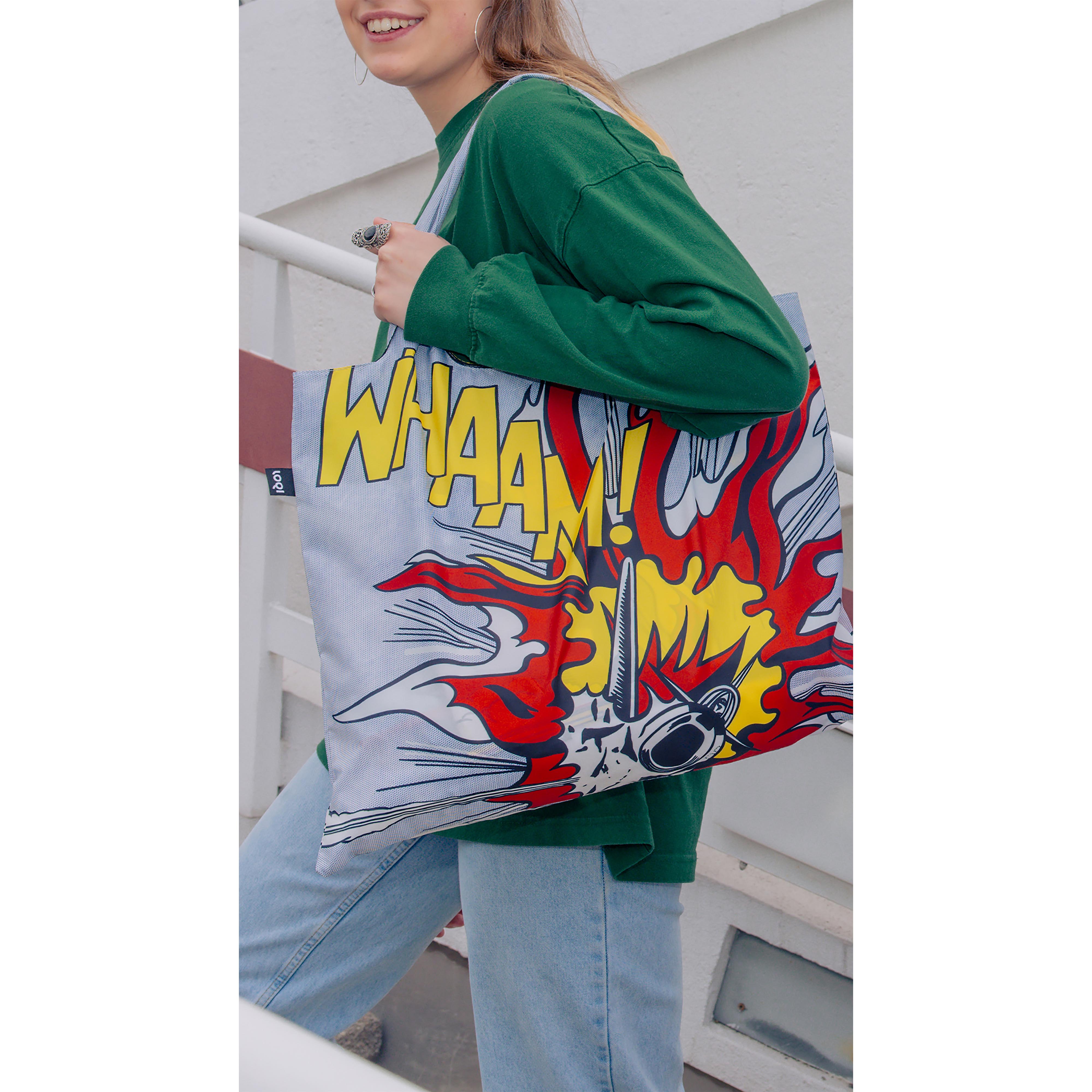 LOQI Roy Lichtenstein Whaam! Tote Bag