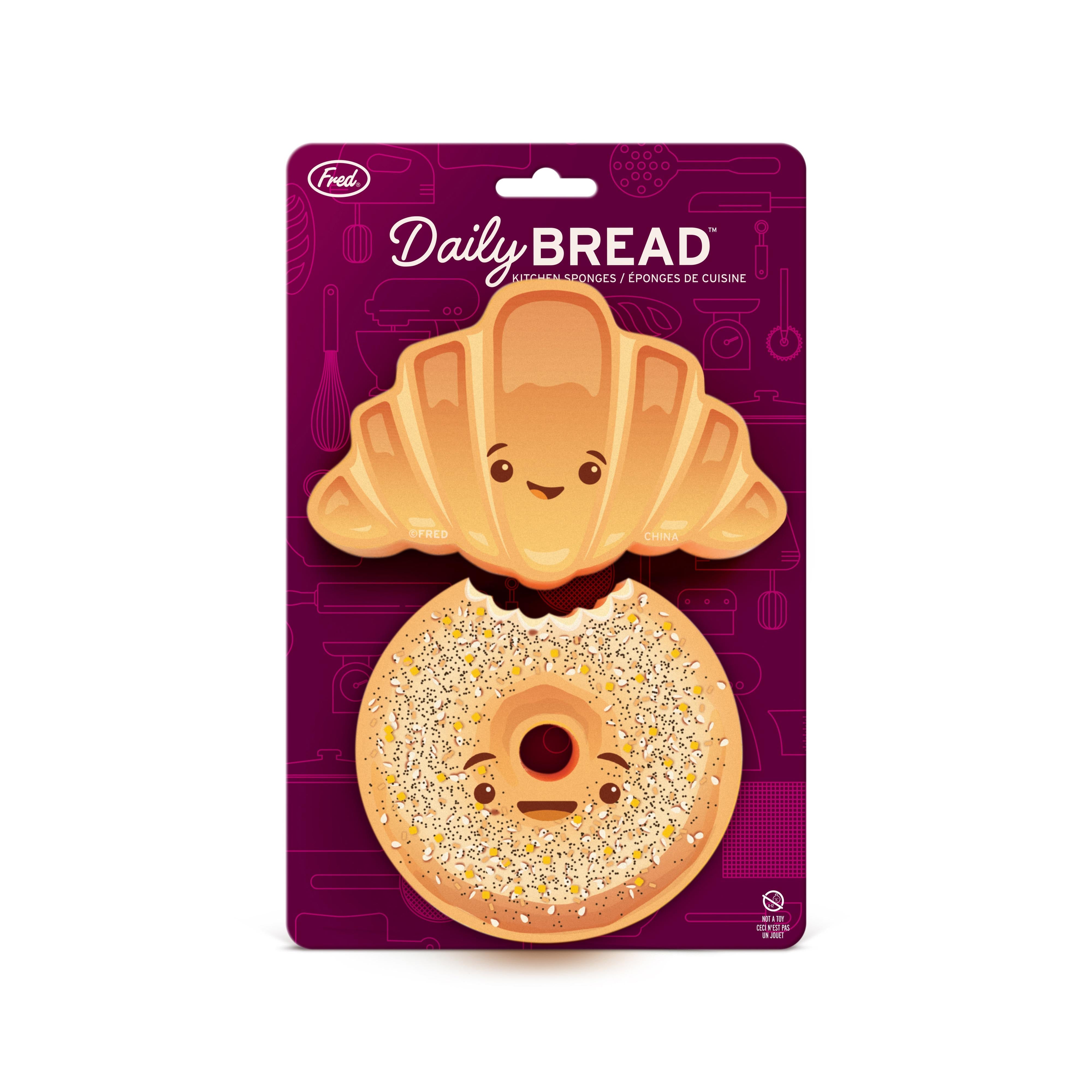 Fred Daily Bread Sponge 2 Piece Set Multi-Coloured