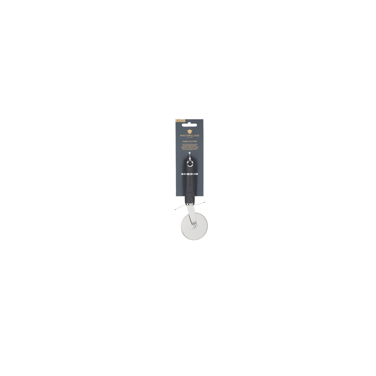 MasterClass Soft Grip Stainless Steel Pizza Cutter