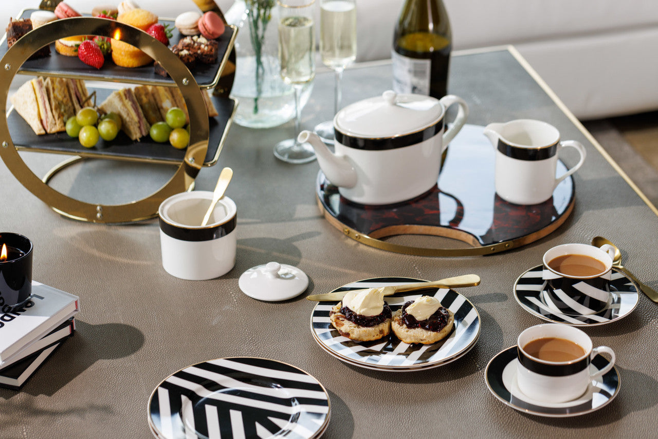 Mikasa Luxe Deco Sugar & Creamer Set 2 Piece