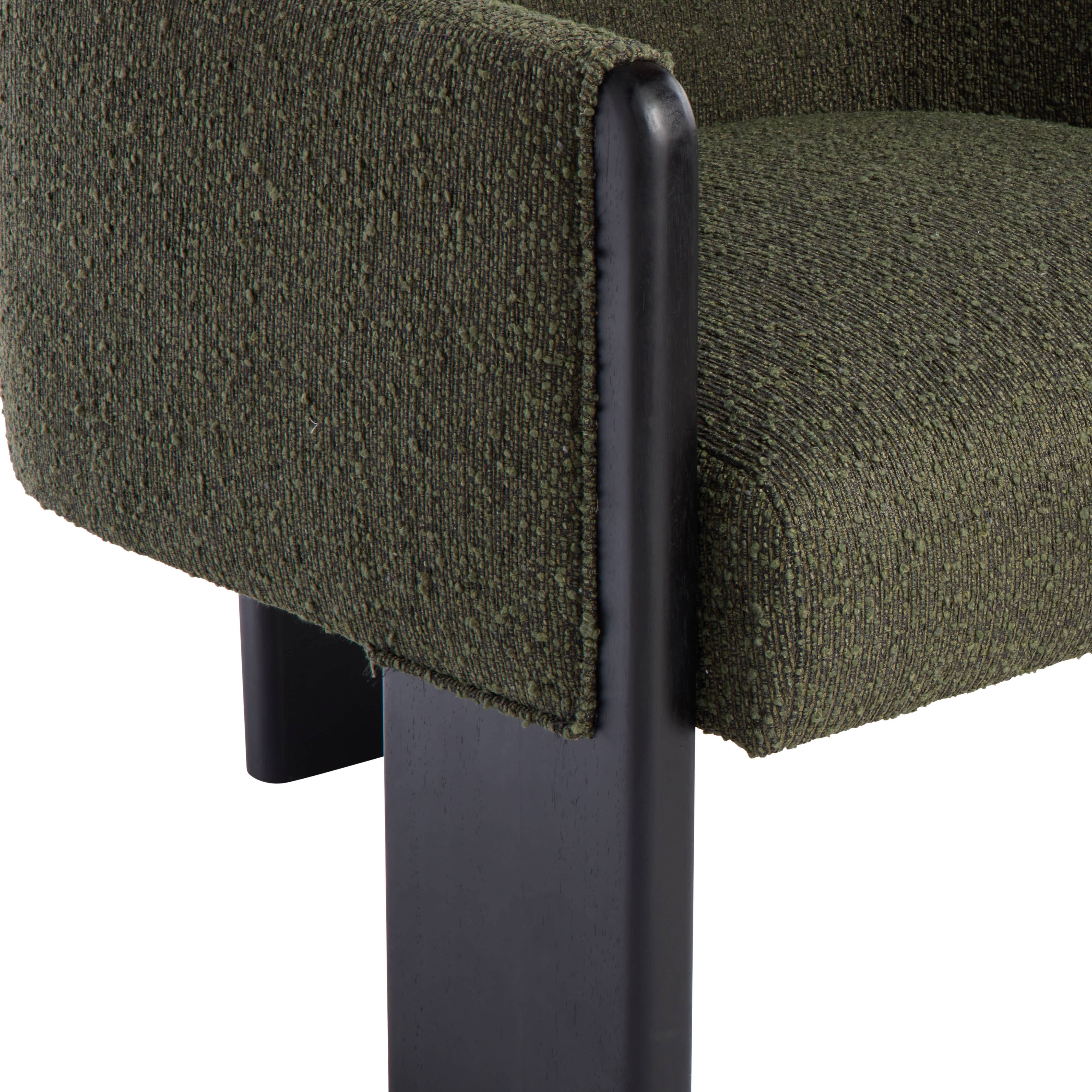 Amalfi Ollie Armchair Green & Black