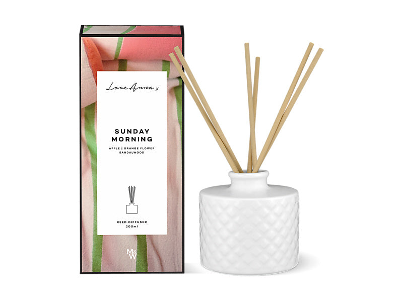 Maxwell & Williams Scentimental Diffuser Sunday Mornings White Diamond 200ml