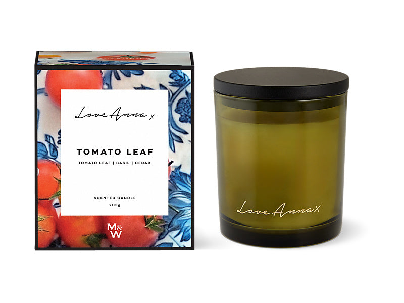 Maxwell & Williams Kitchen Delights Fragrance Candle 205g Tomato Leaf Green