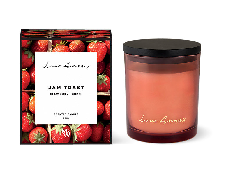 Maxwell & Williams Kitchen Delights Fragrance Candle 205g Jam Toast Pink 200ml