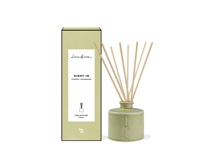 Maxwell & Williams Chapters Night-In Diffuser Cypress & Cedarwood Green 200ml