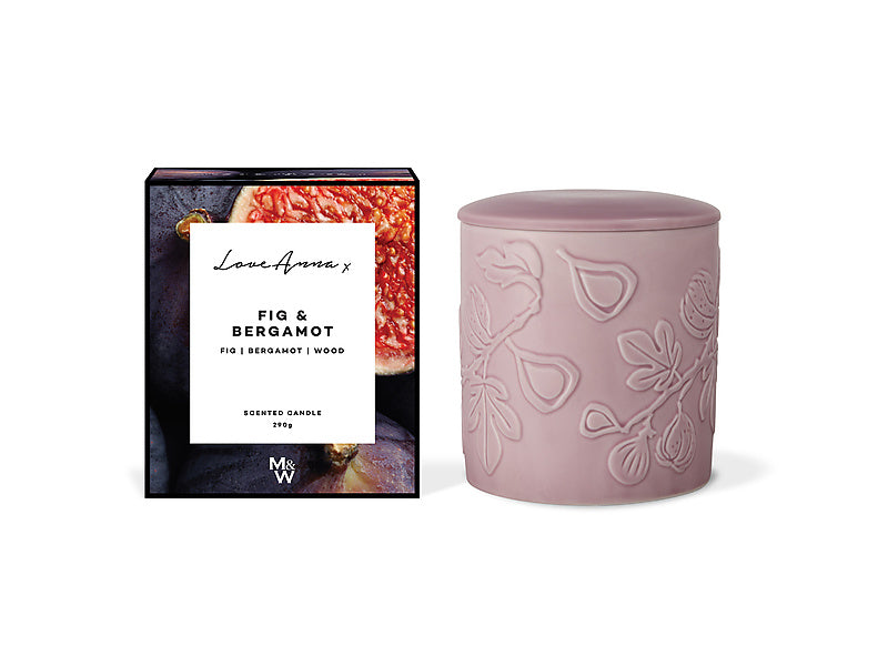 Maxwell & Williams Botanika Fragrance Candle 290g Fig & Bergamot Lilac