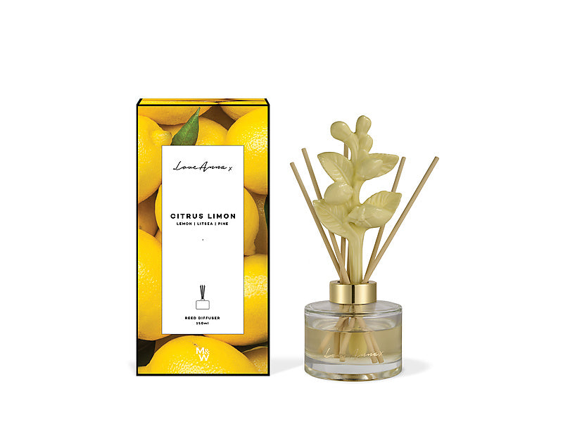 Maxwell & Williams Botanika Diffuser Citrus Limon Yellow 150ml