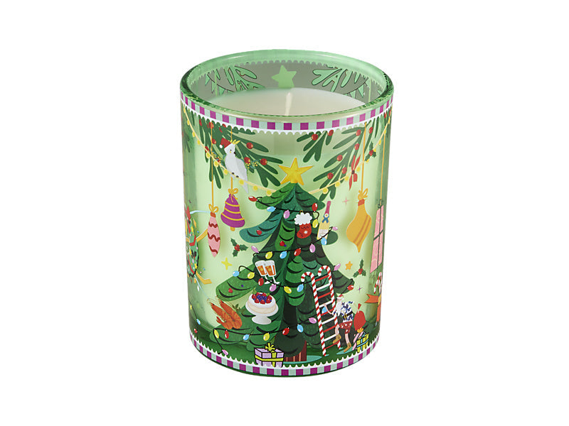 Maxwell & Williams Festive Down Under Fragrance Candle 235g Christmas Pine Decorator Set Green