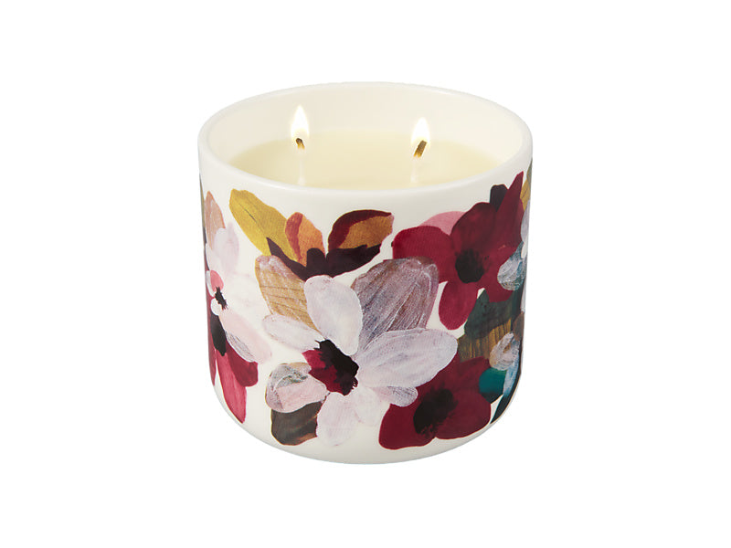 Maxwell & Williams Prudence De Marchi Magnolia Fragrance Candle 310g Burgundy
