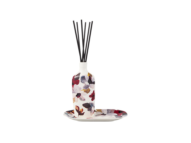 Maxwell & Williams Prudence De Marchi Magnolia Diffuser & Tray Set & 17 x 8cm Burgundy 150ml