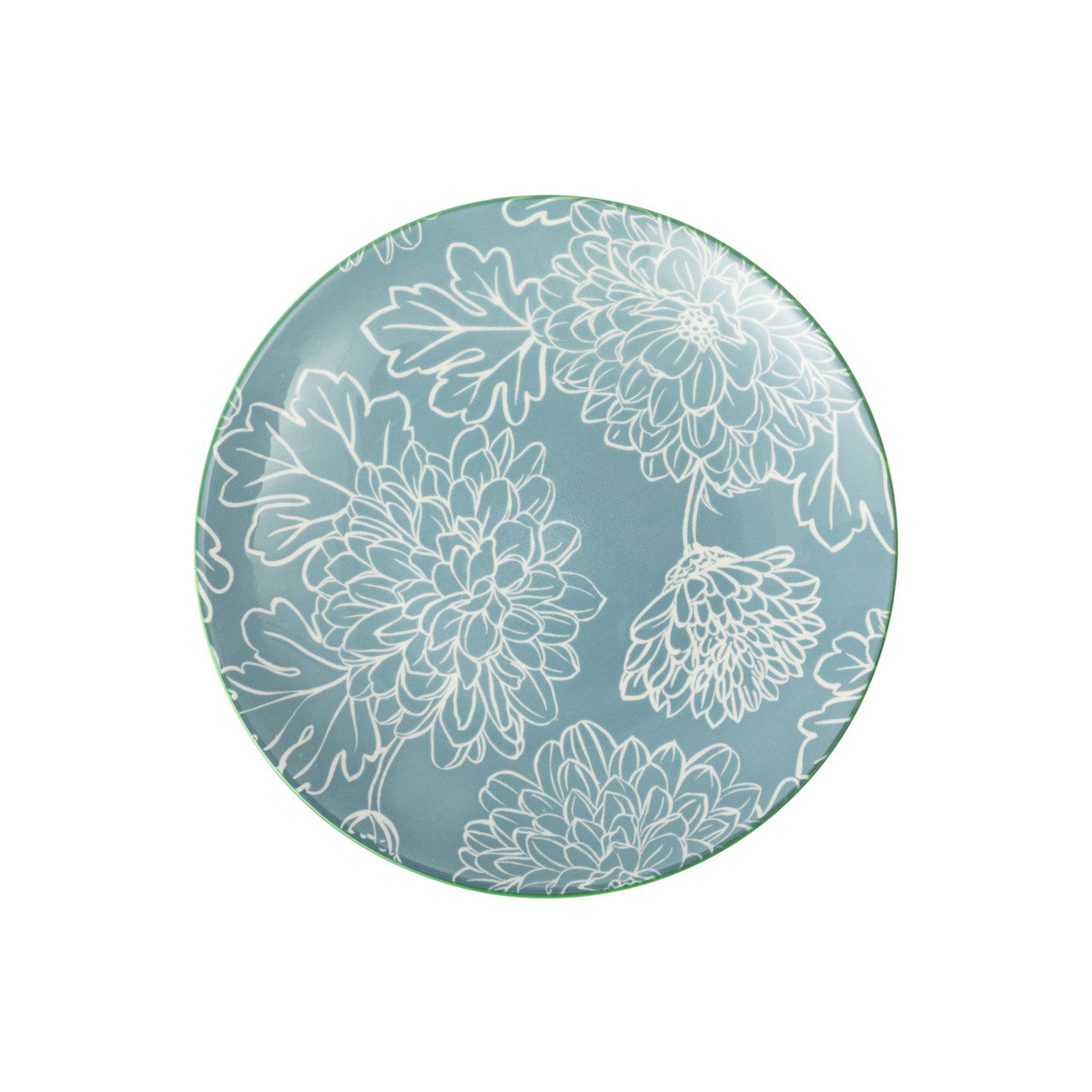 Mikasa Stoneware Side Plate 18cm (Grey Floral)