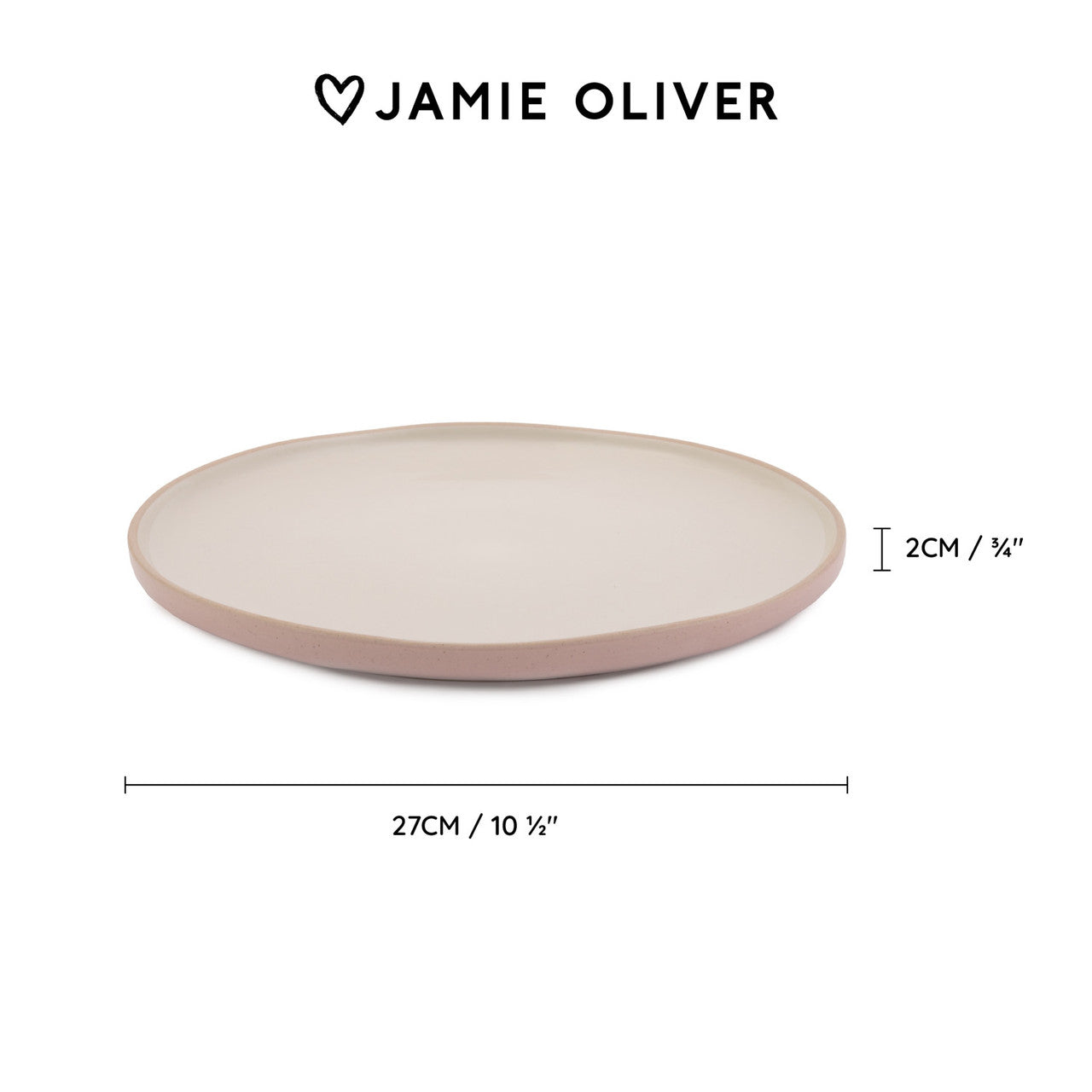 Jamie Oliver Big Love 27cm Perfect Plates Set of 4