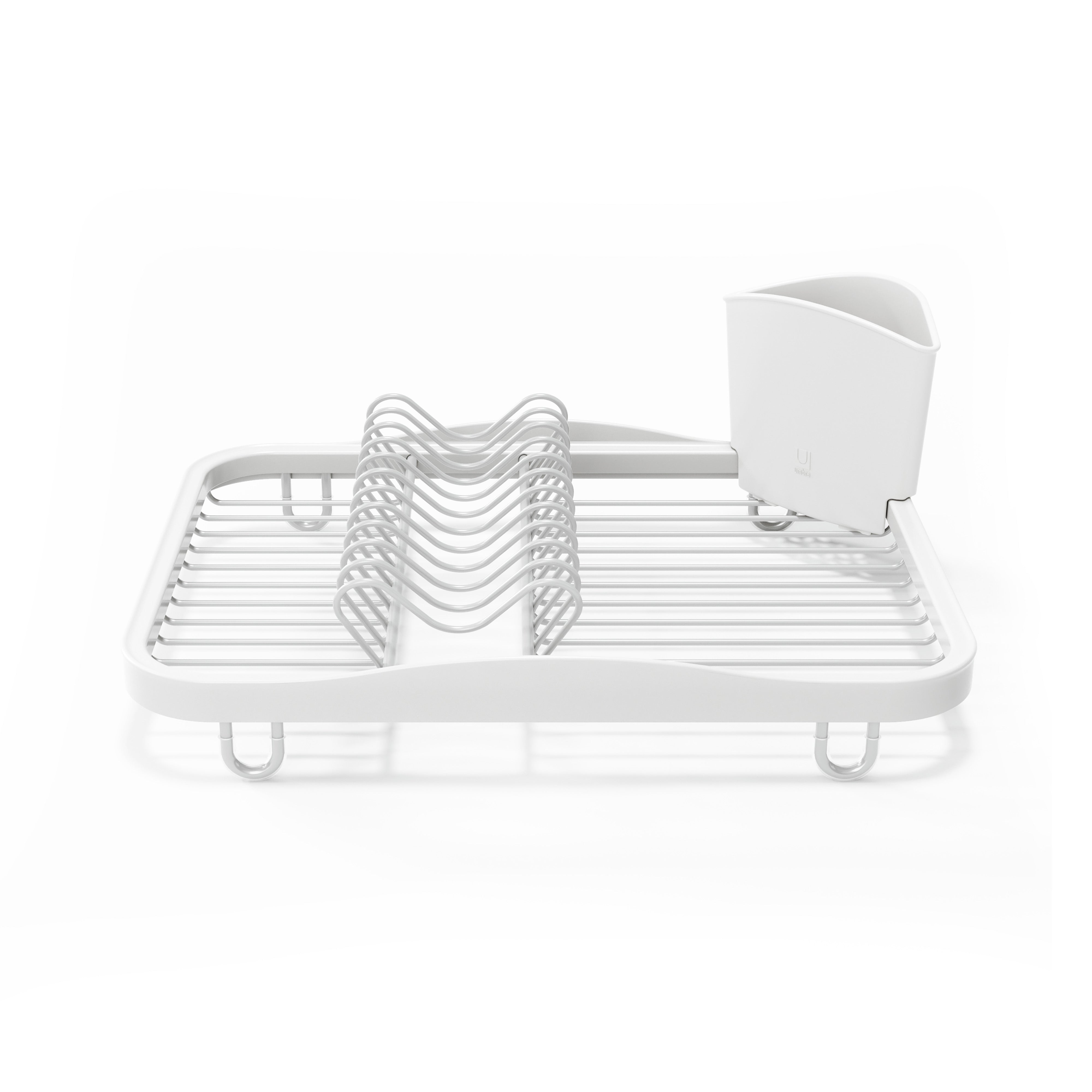 Umbra Sinkin Dish Rack White & Nickel