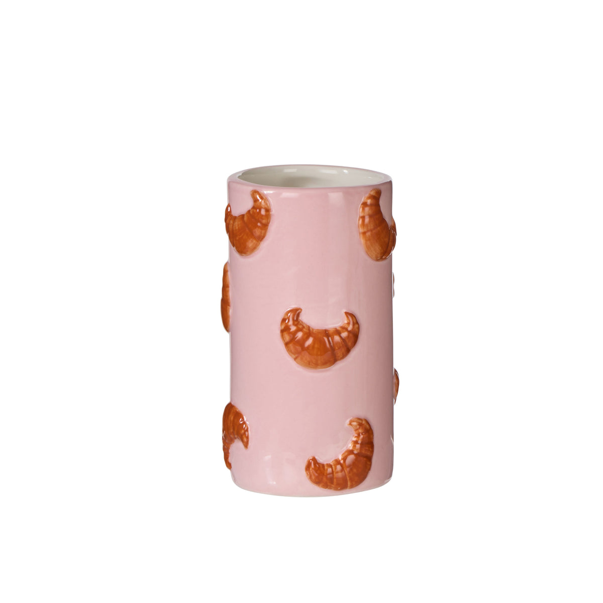 Emporium Colette Croissant Vase Pink & Brown