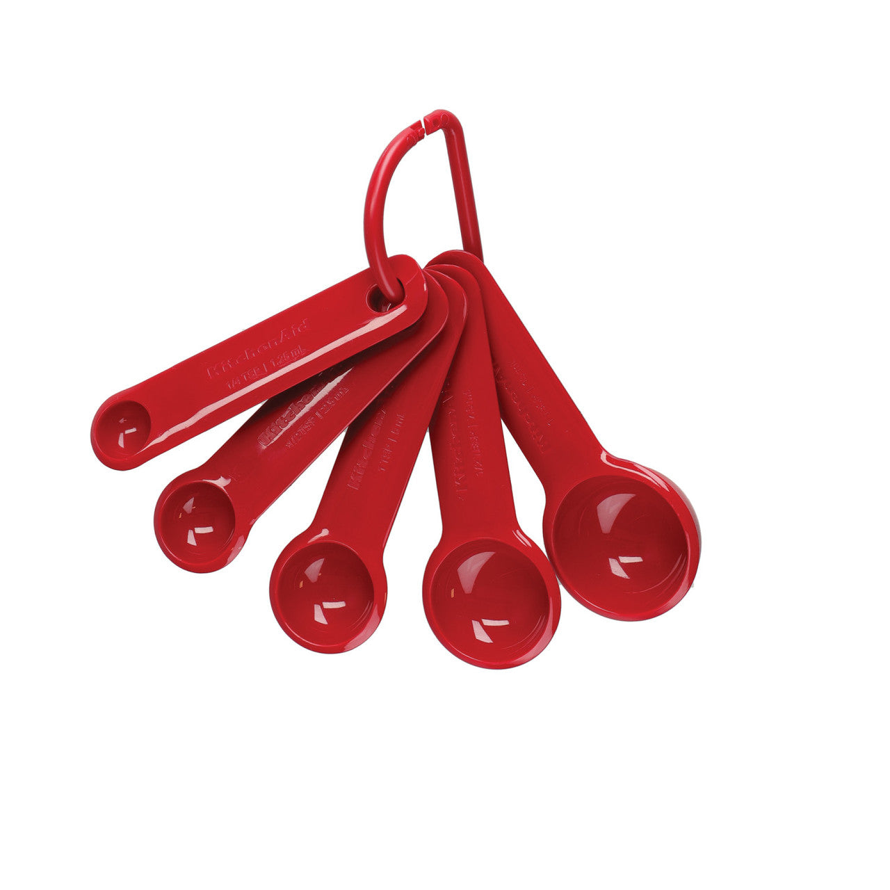 KitchenAid 5 Piece Measuring Spoon Set (Empire Red)