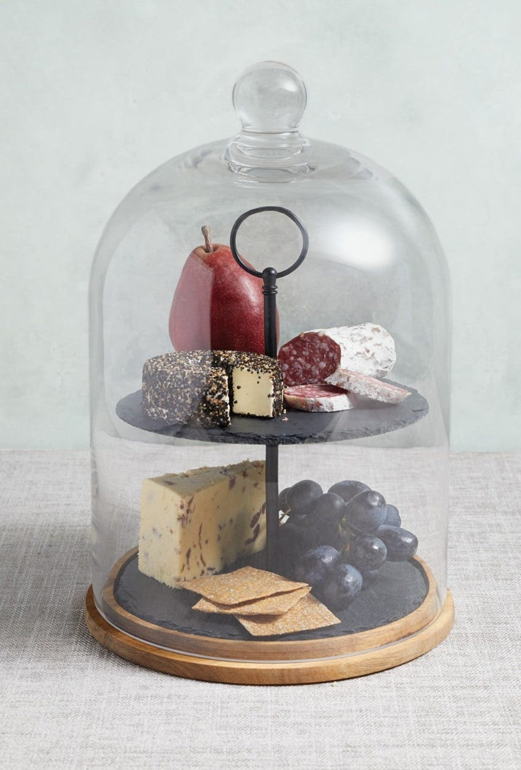 Artesà Two Tier Slate Serving Dome