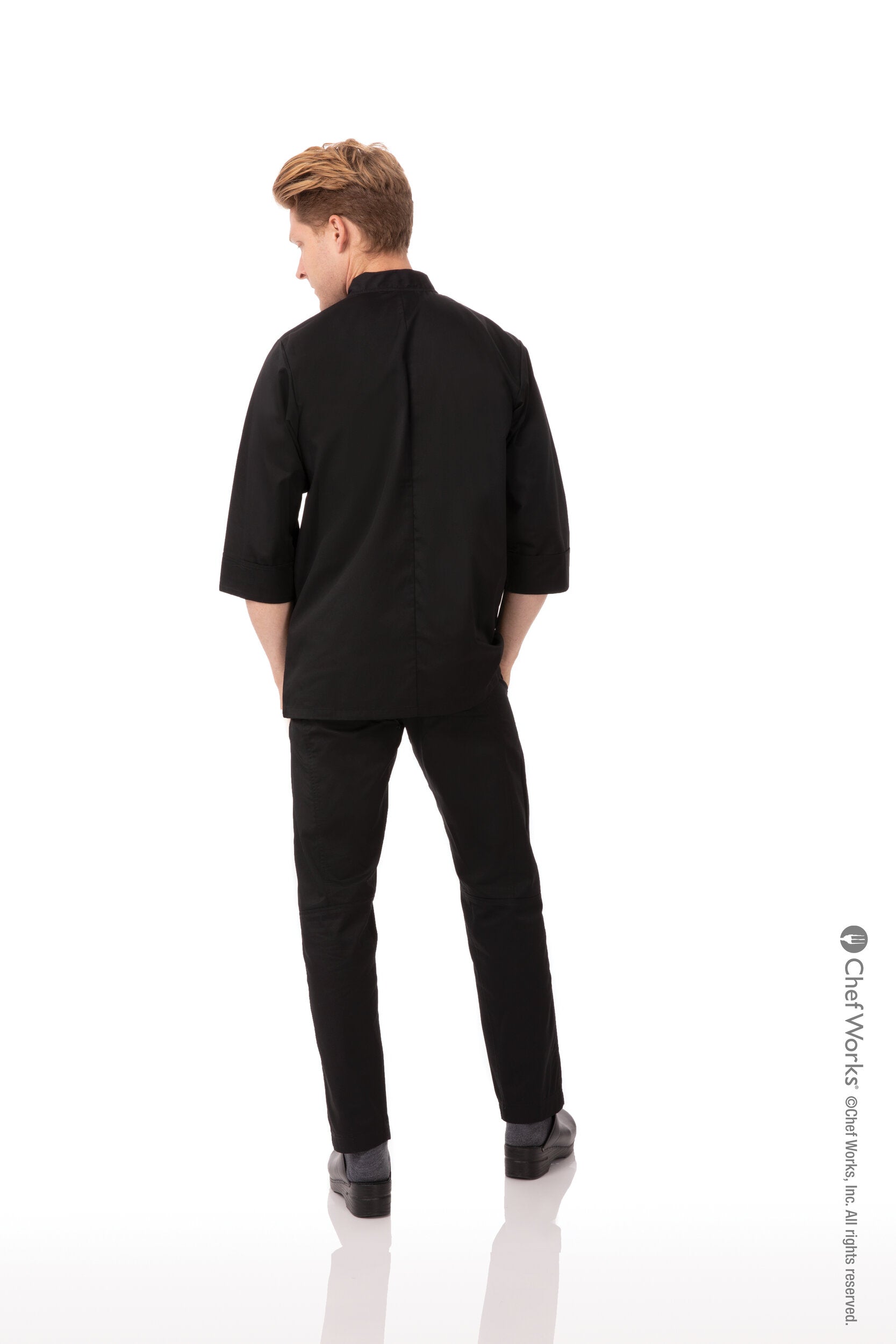 Chef Works Morocco Men's Chef Jacket - Black