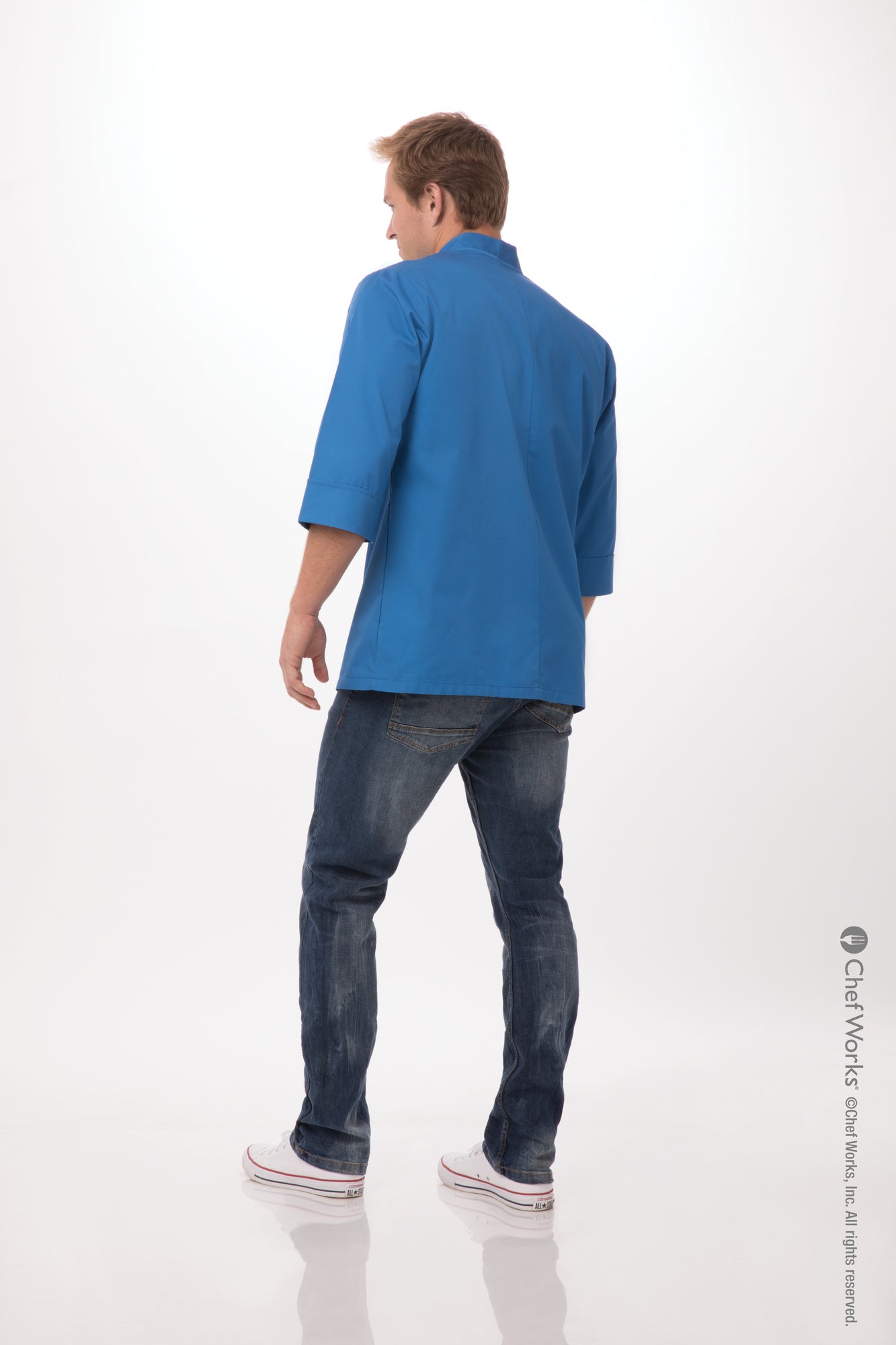 Chef Works Morocco Men's Chef Jacket - Blue