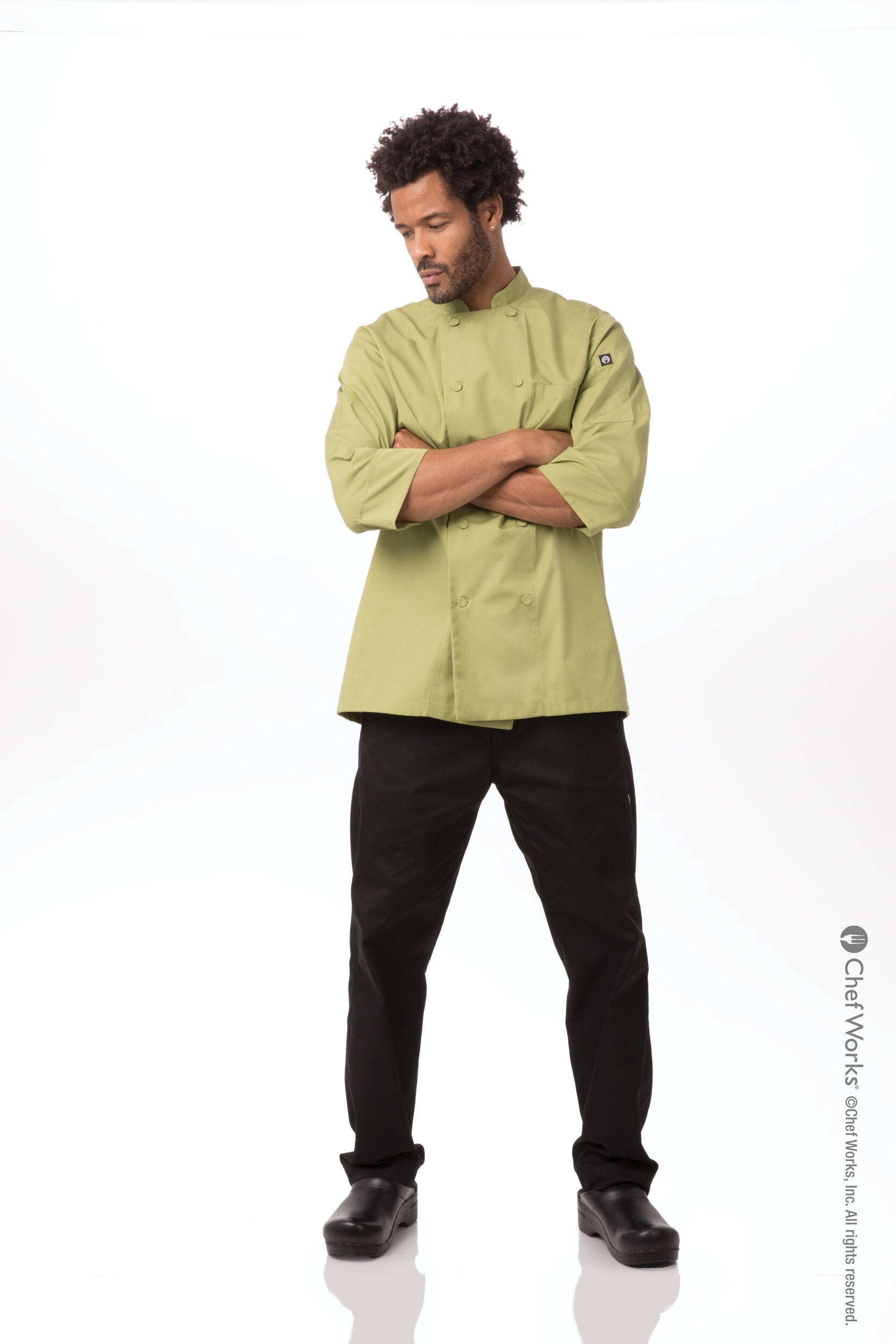 Chef Works Morocco Men's Chef Jacket - Lime