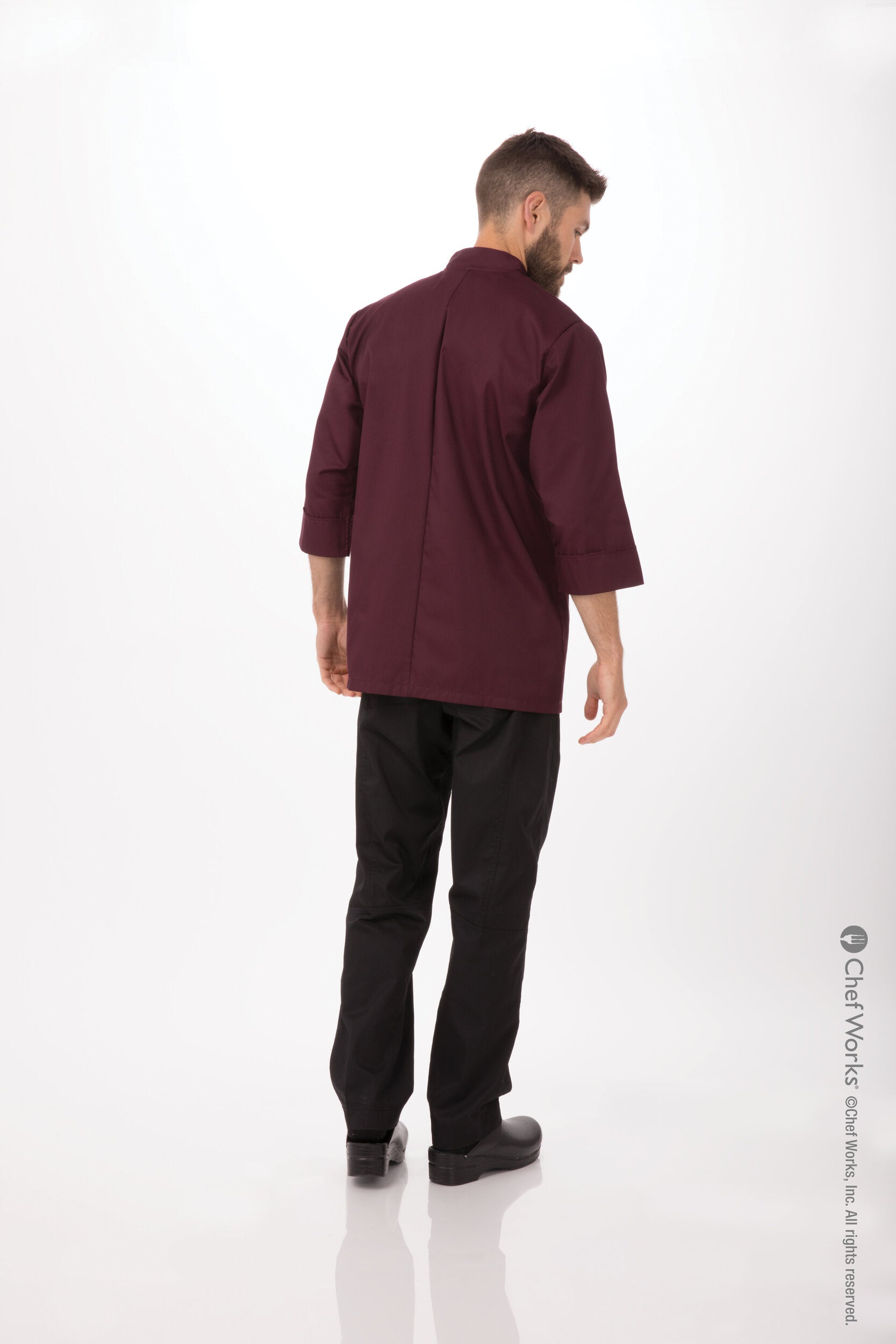 Chef Works Morocco Men's Chef Jacket - Merlot