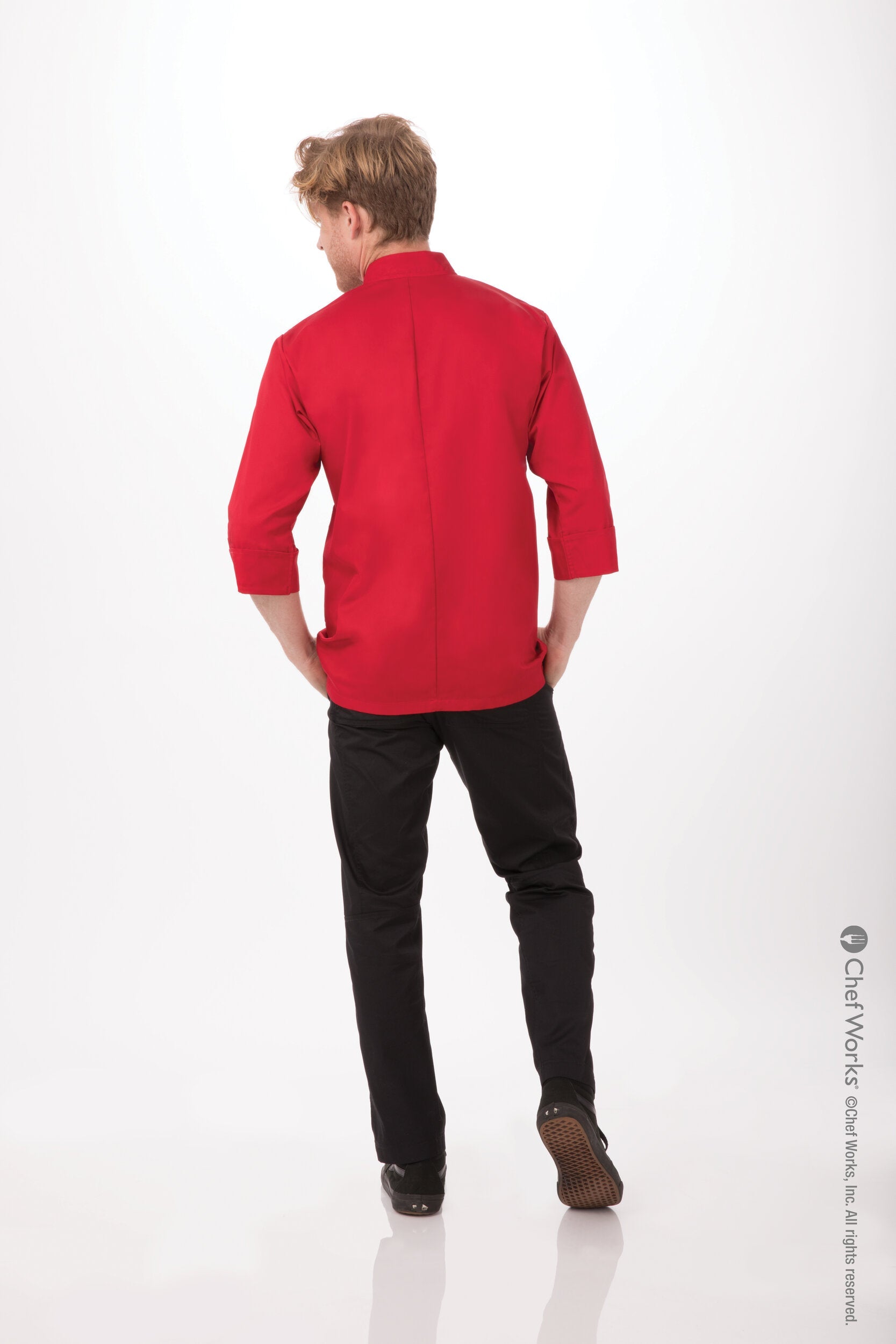 Chef Works Morocco Men's Chef Jacket - Red
