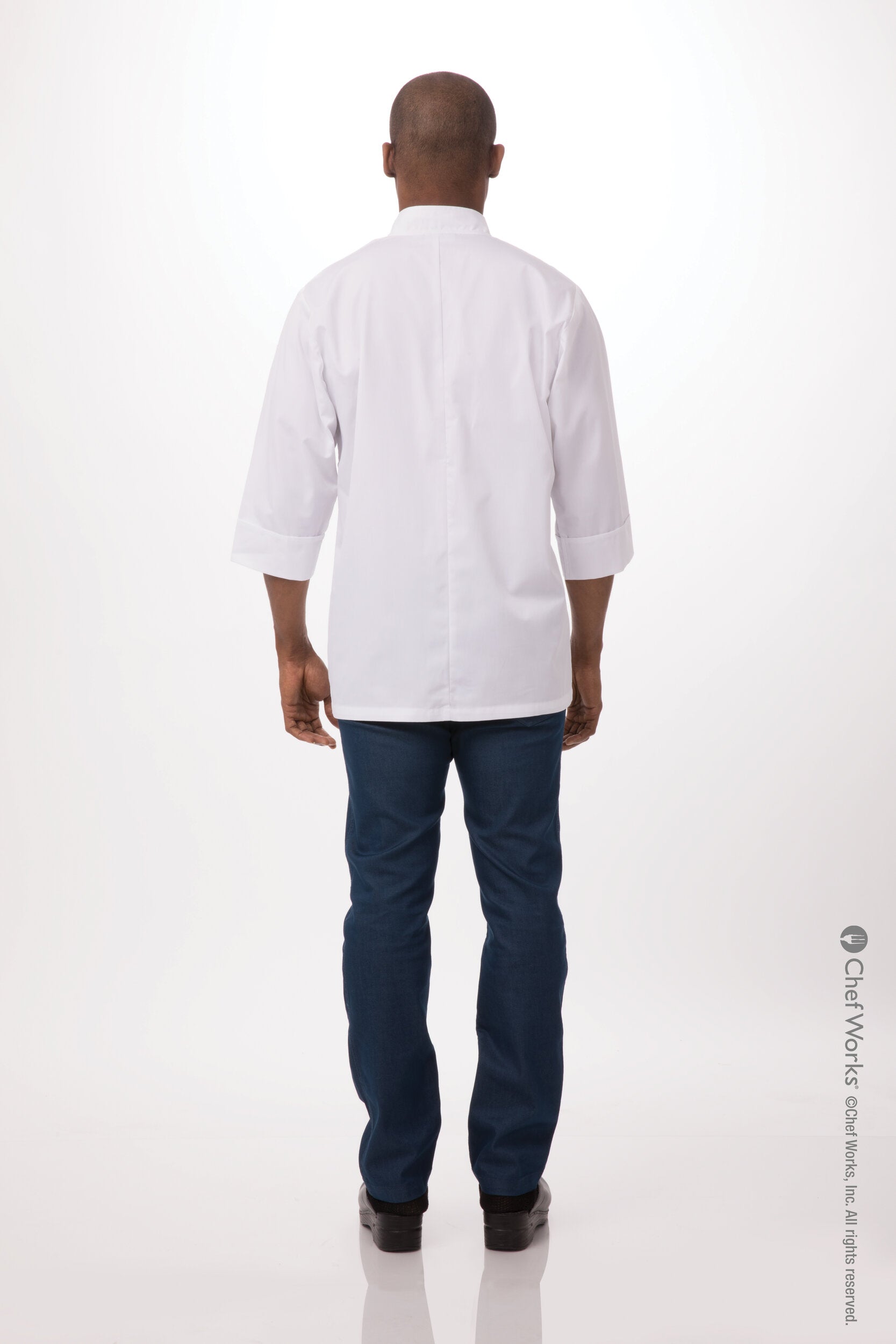 Chef Works Morocco Men's Chef Jacket - White