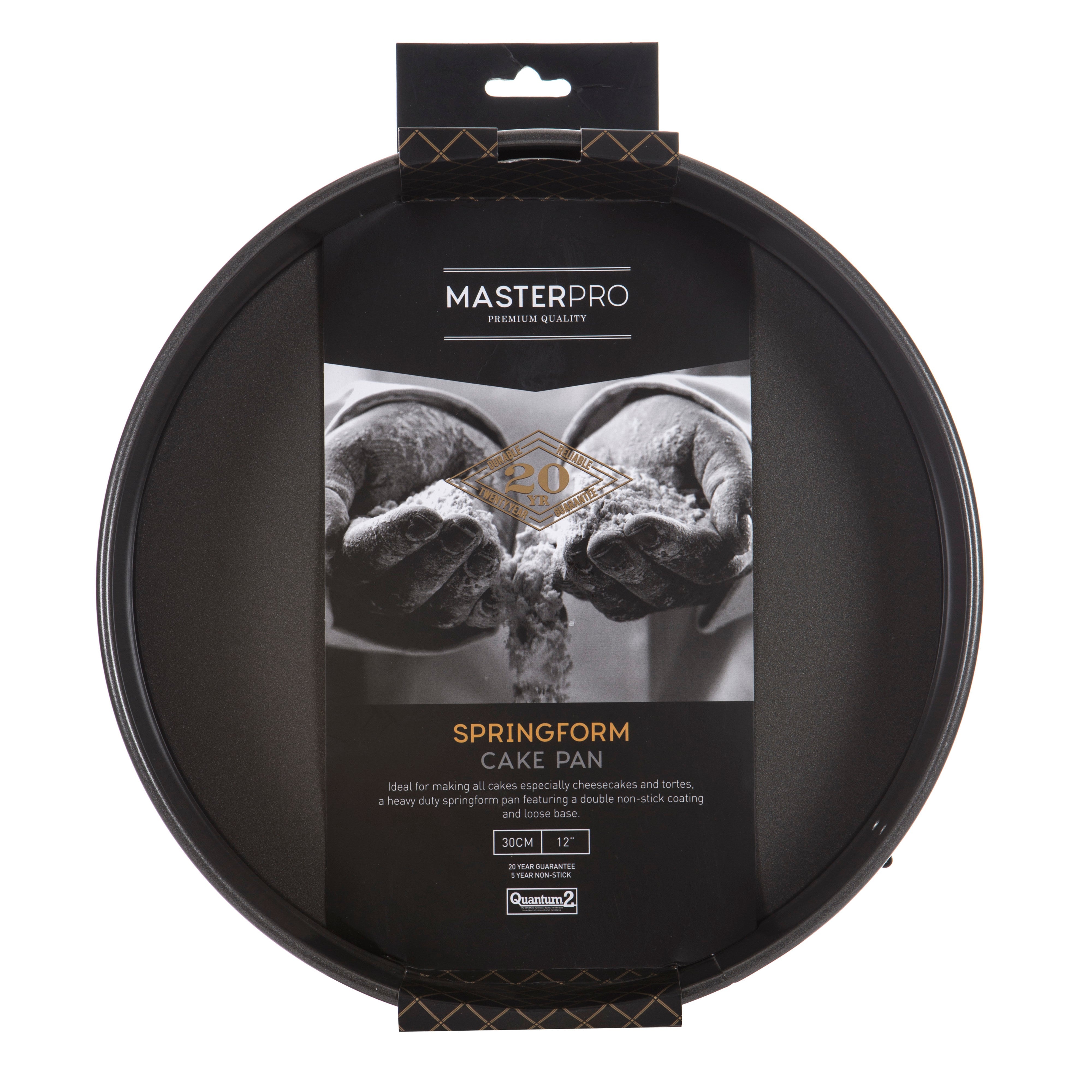 MasterPro Non-Stick Springform Round Cake Pan 30cm