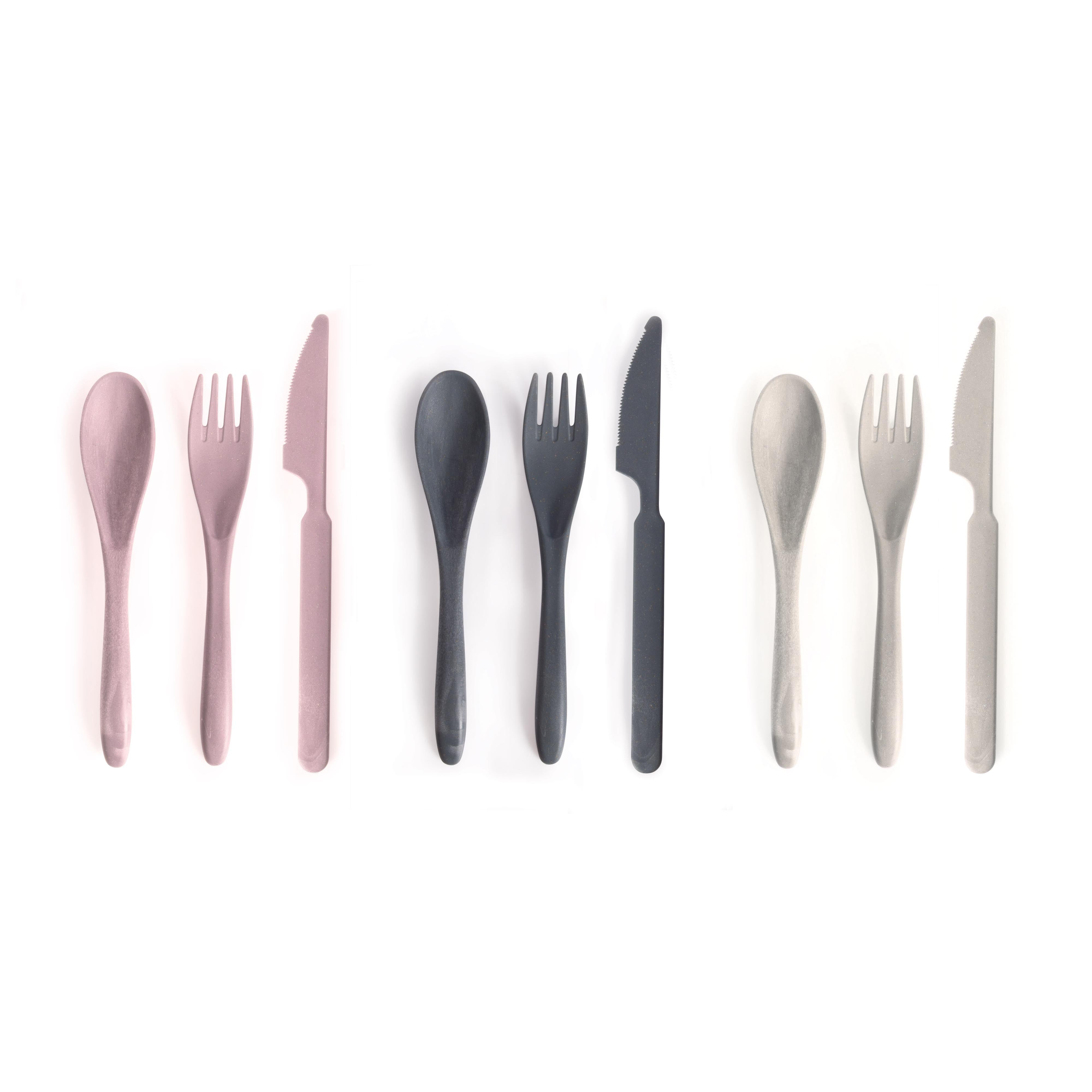 isGift Wheat Straw Travel Cutlery Set