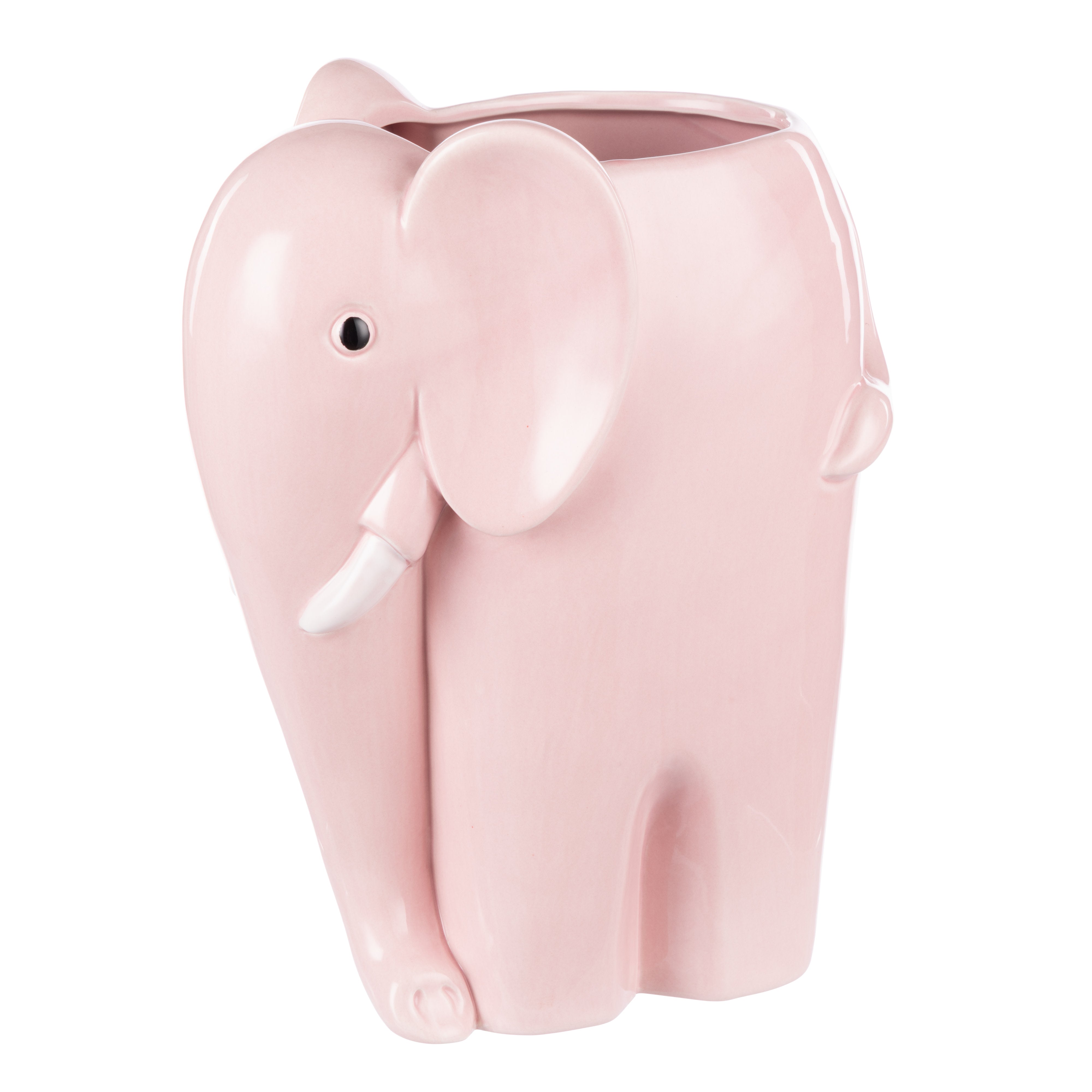 Emporium Brynlee Elephant Vase Tall Pink