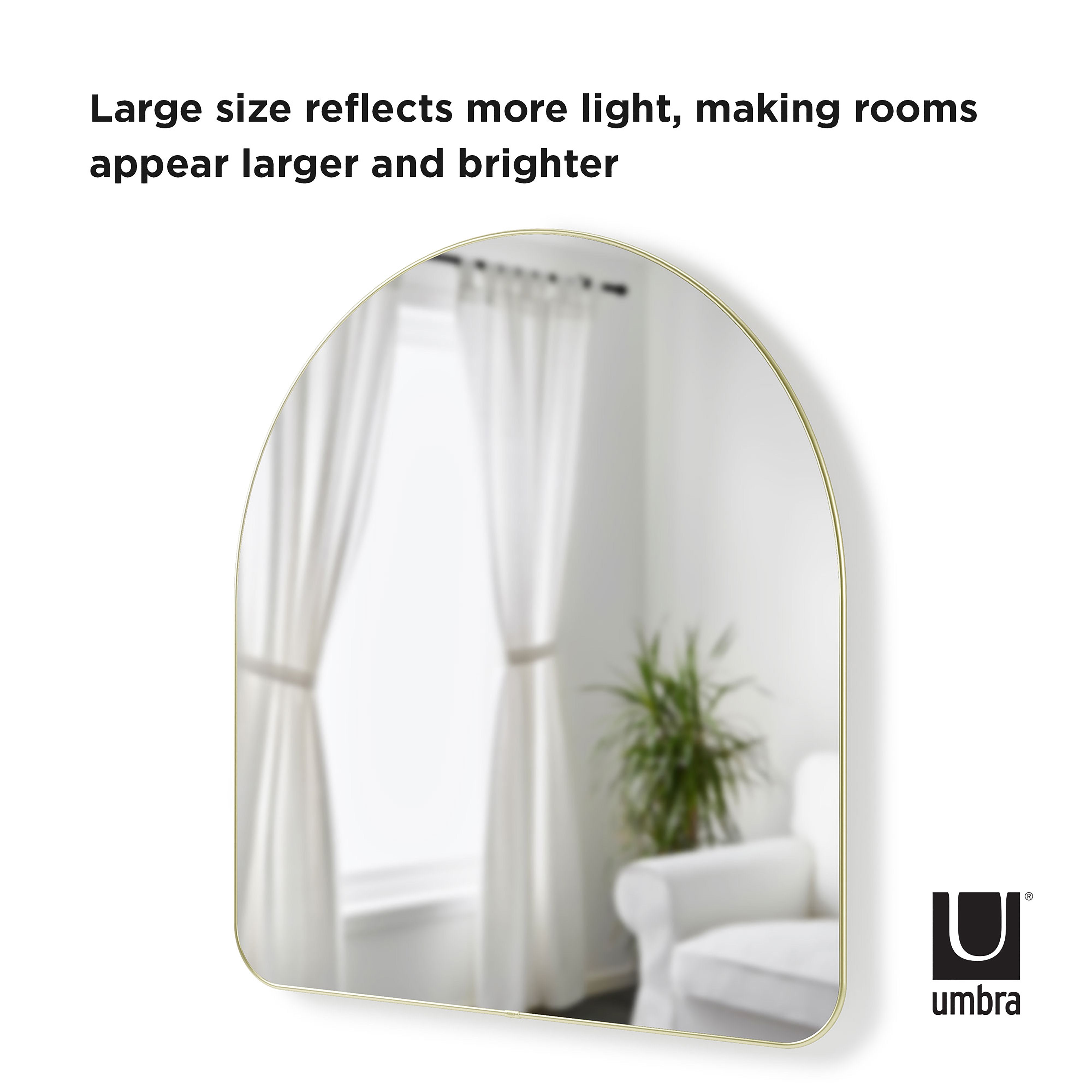 Umbra Hubba Arched Mirror