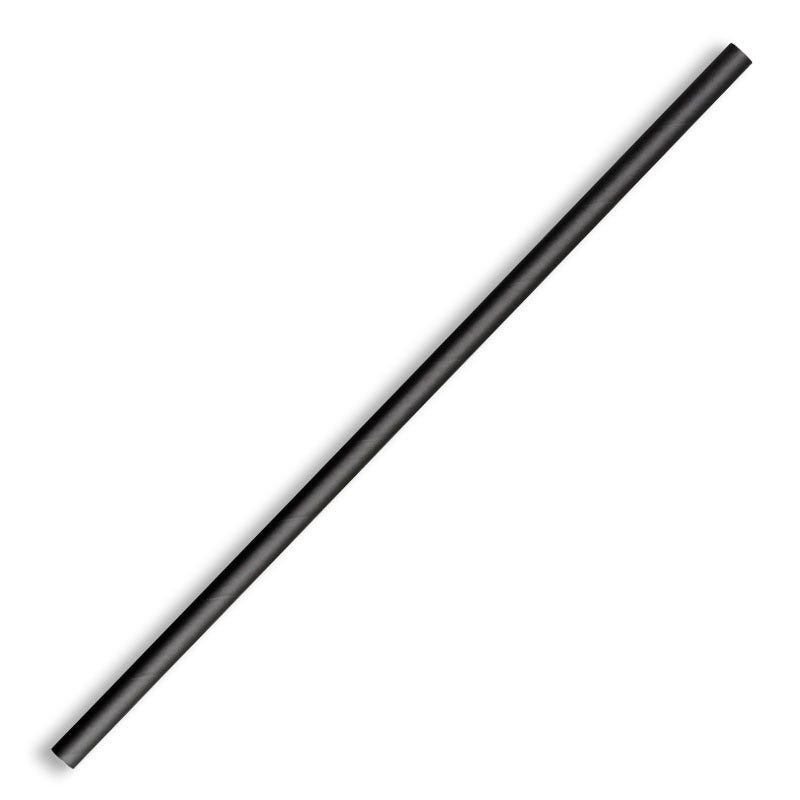 BioPak 6mm Regular Black BioStraw