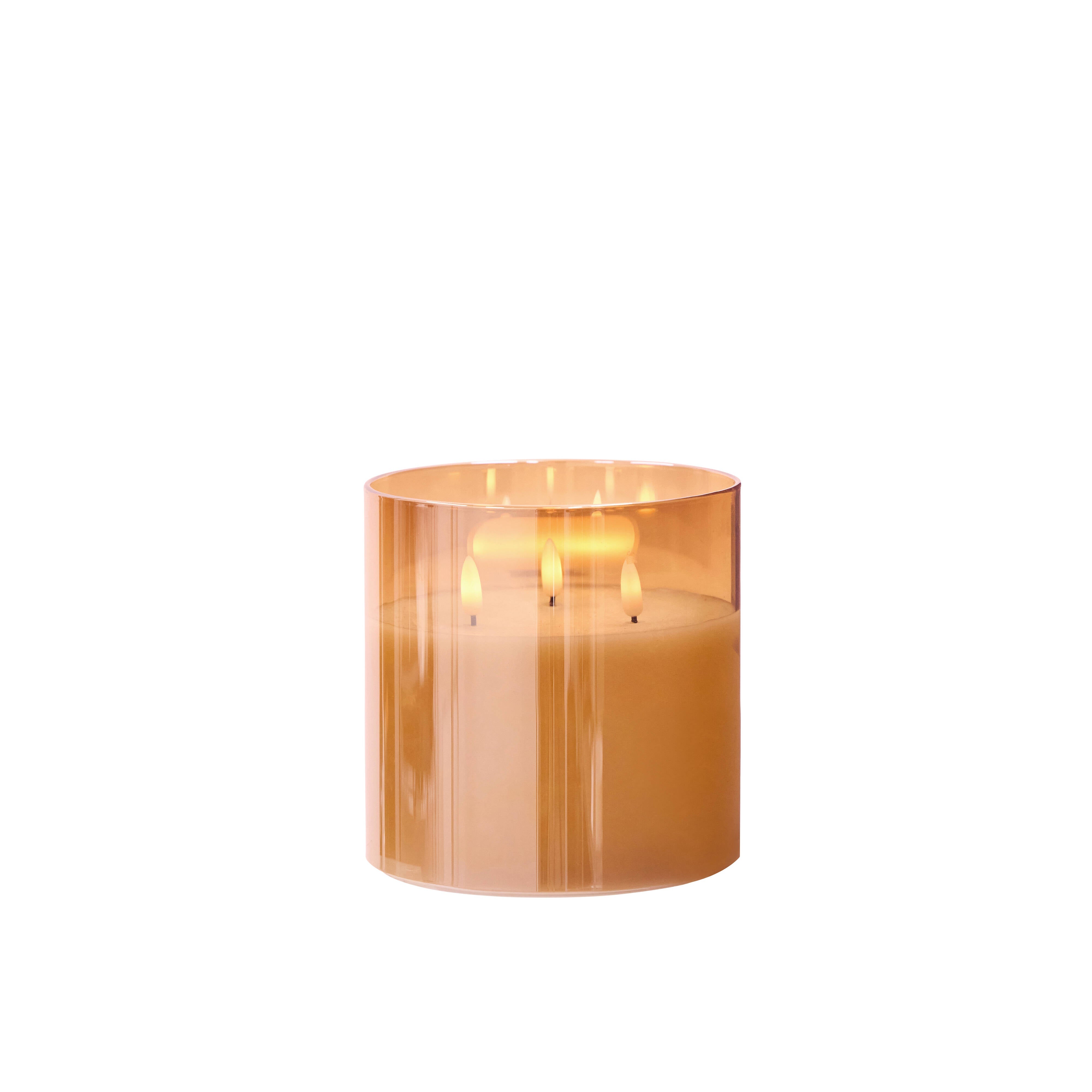 Rogue Amber Triflame Candle 15cm